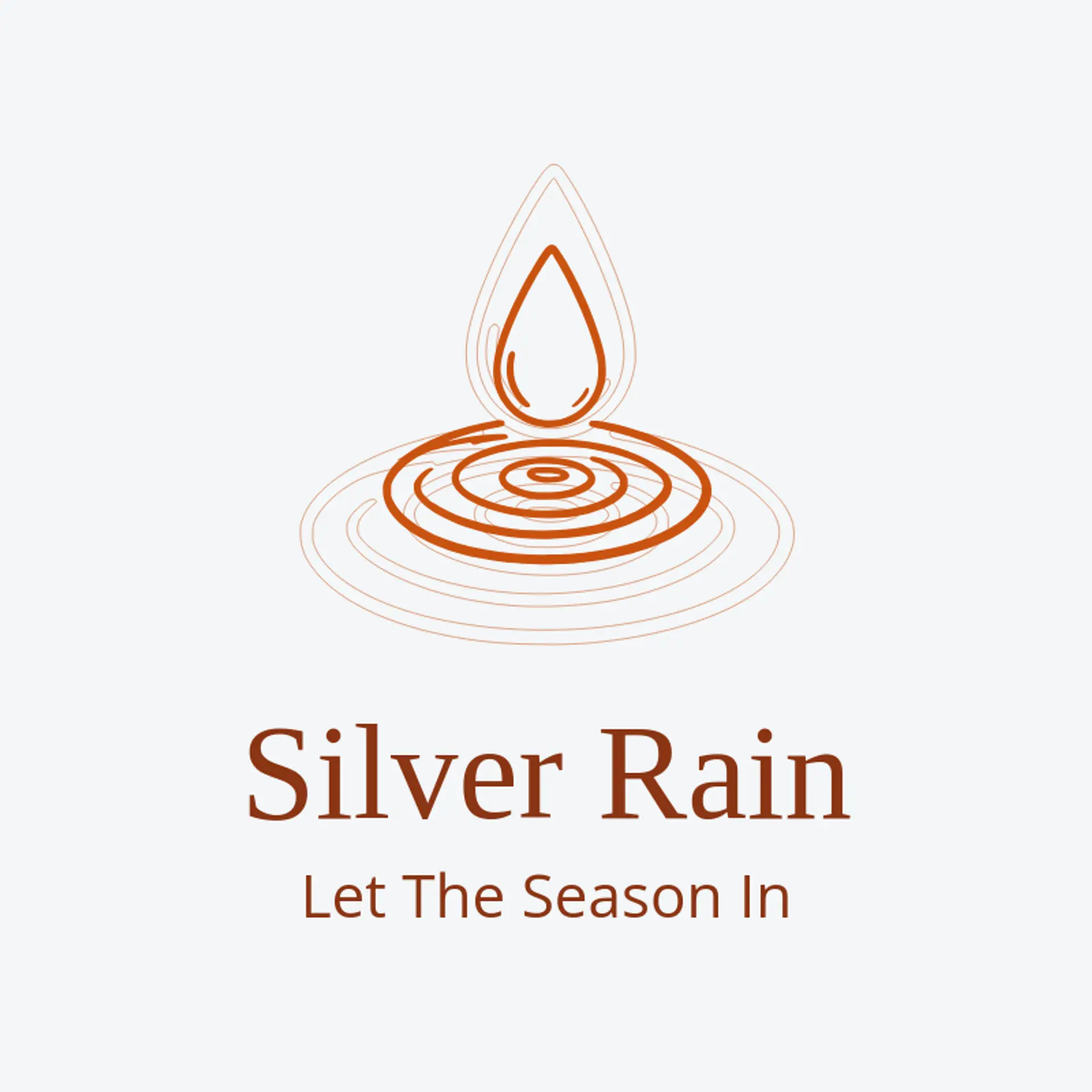 Silver Rain logo for spring