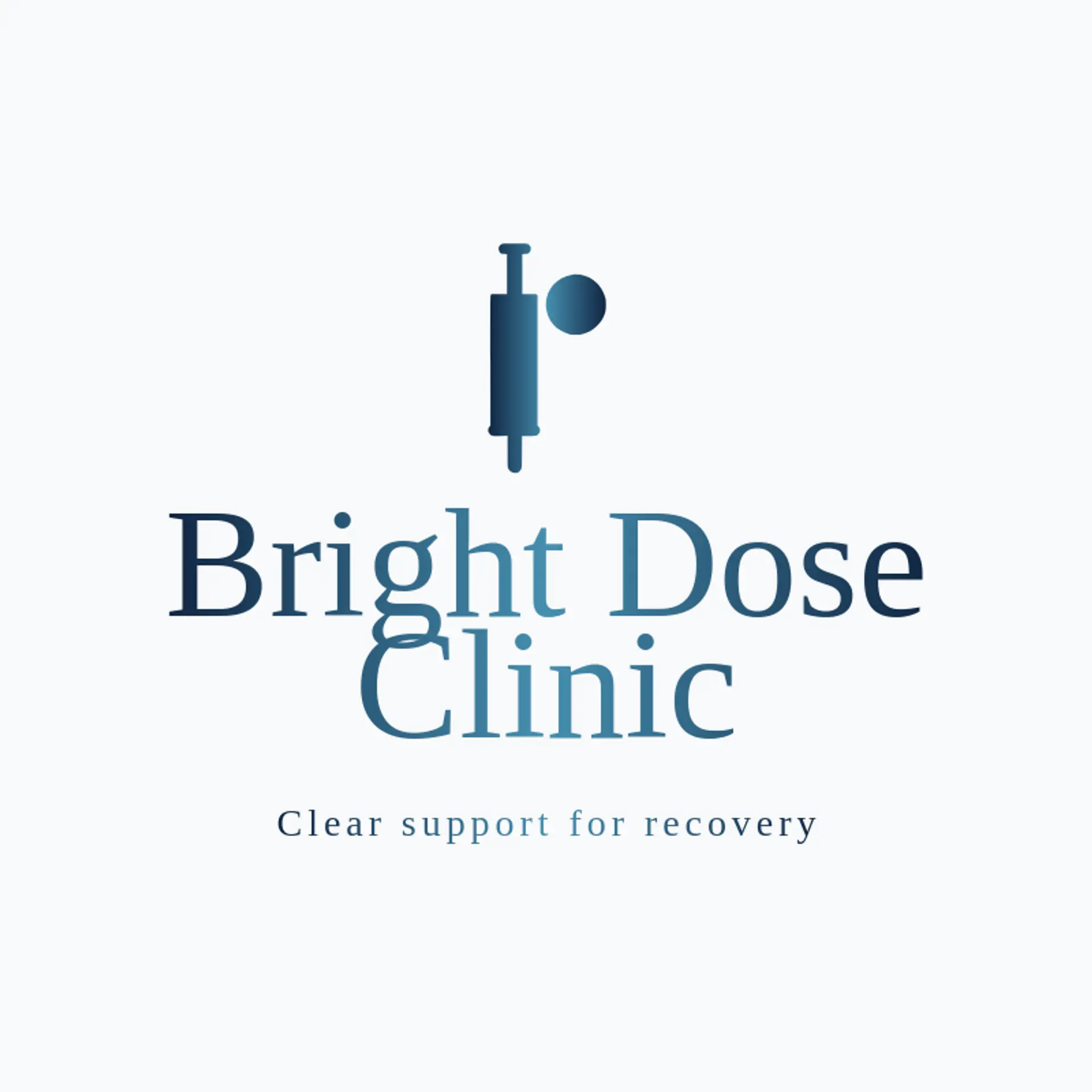 Bright Dose Clinic logo for health care