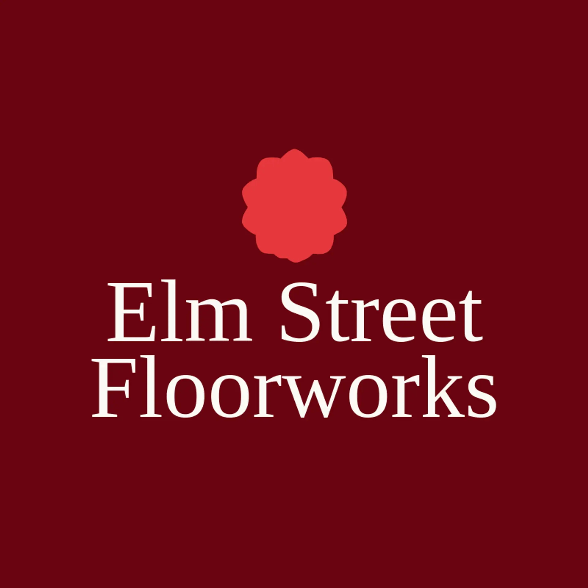 Elm Street Floorworks logo for flooring