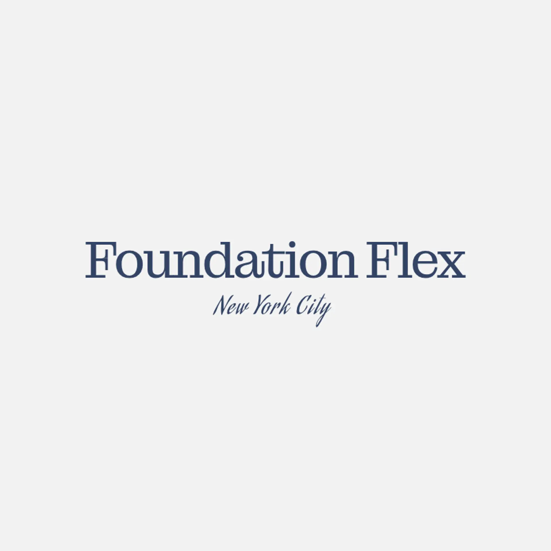 Foundation Flex logo for construction business