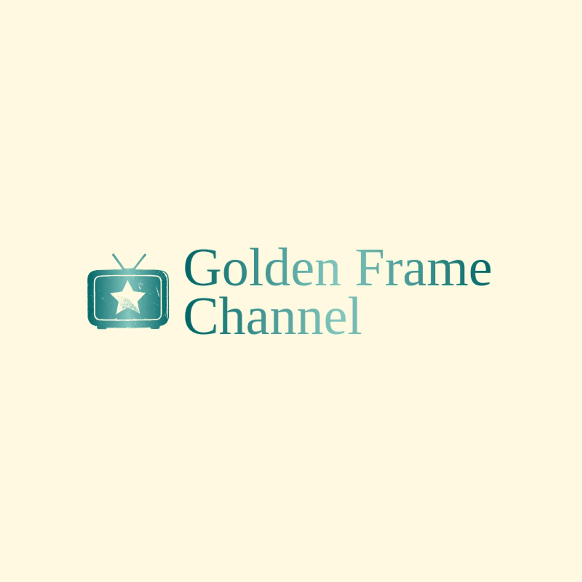 Golden Frame Channel logo for television