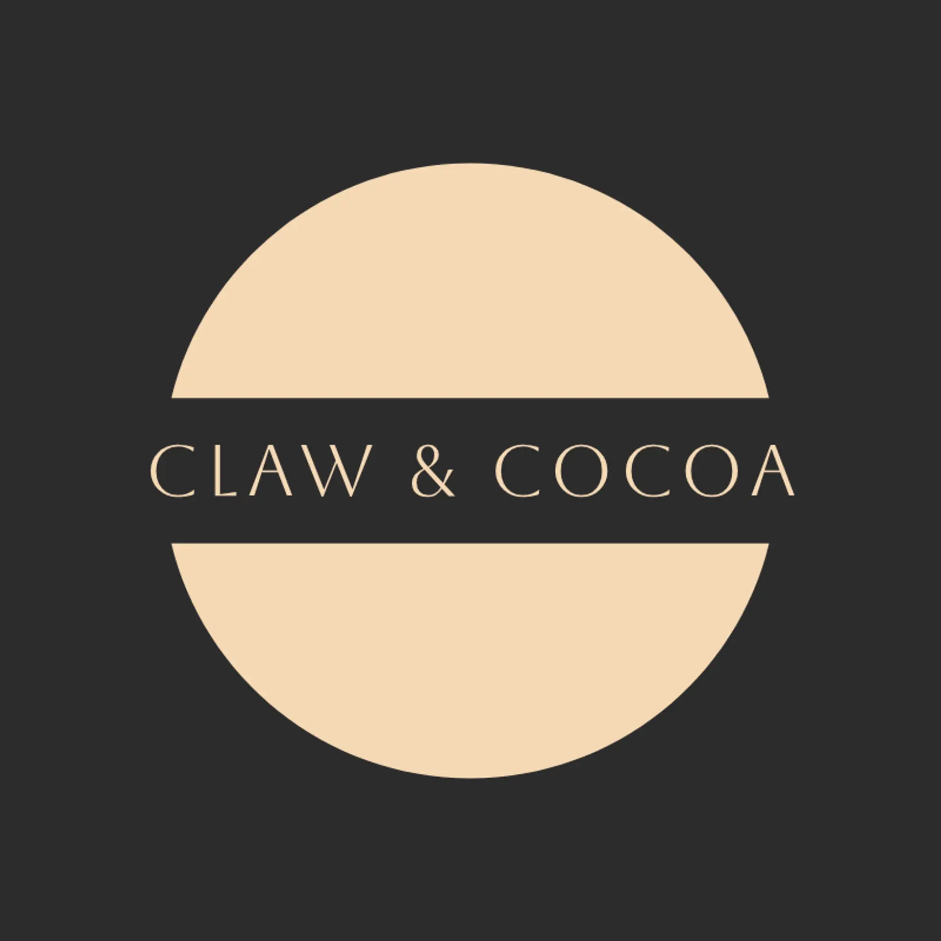 Claw & Cocoa logo for cat cafe