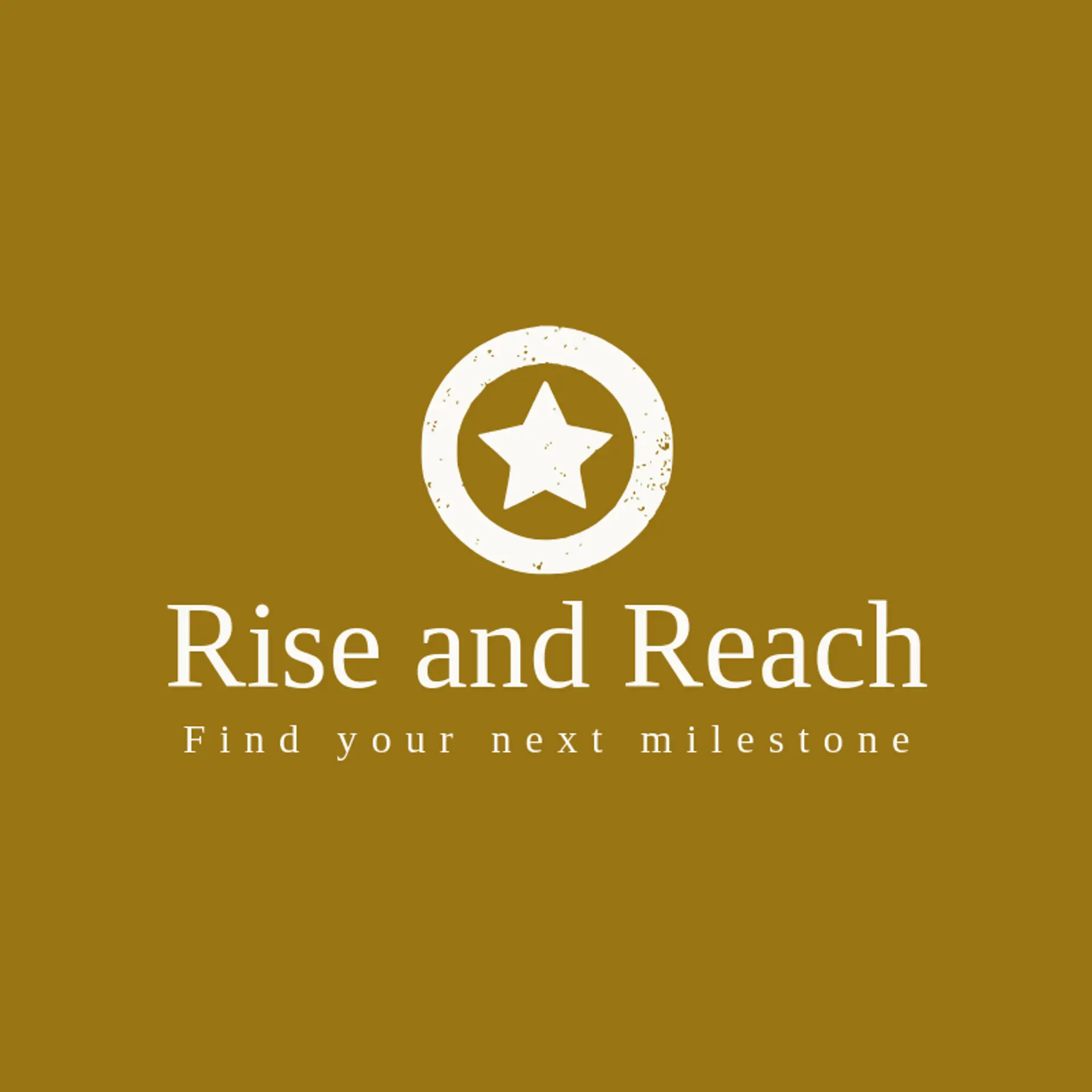Rise and Reach logo for goal