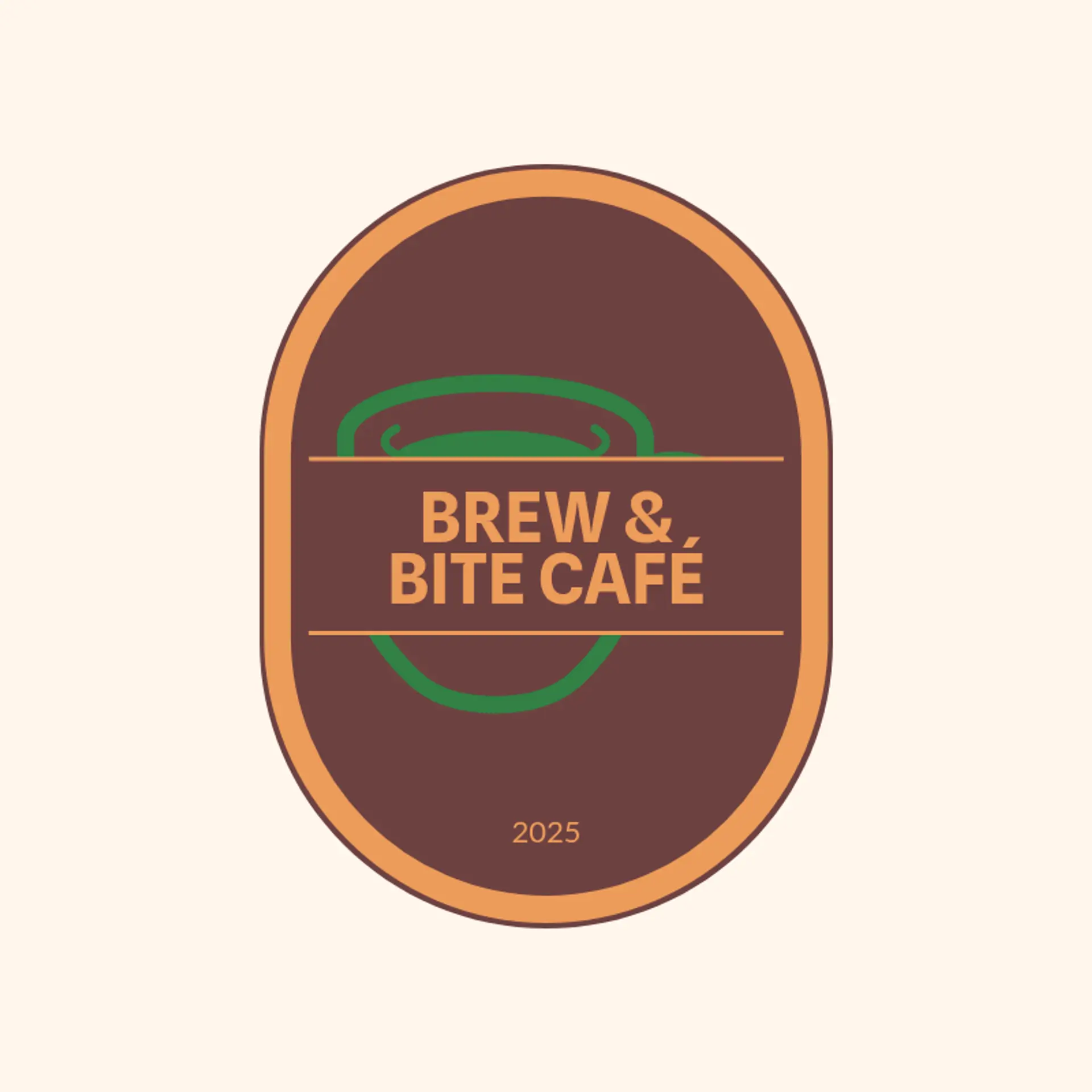 Sunrise Sips Café logo for food cafe