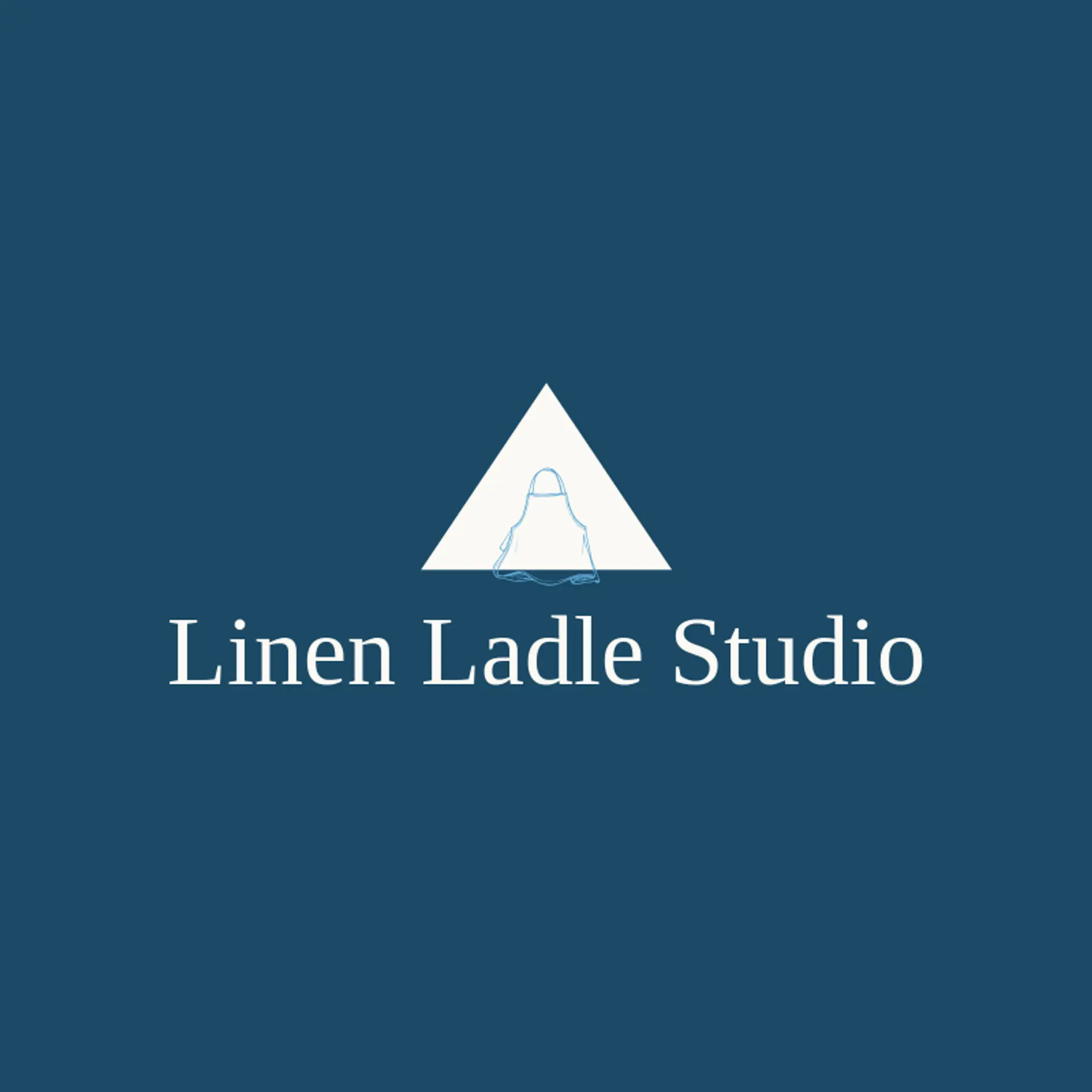 Linen Ladle Studio logo for apron