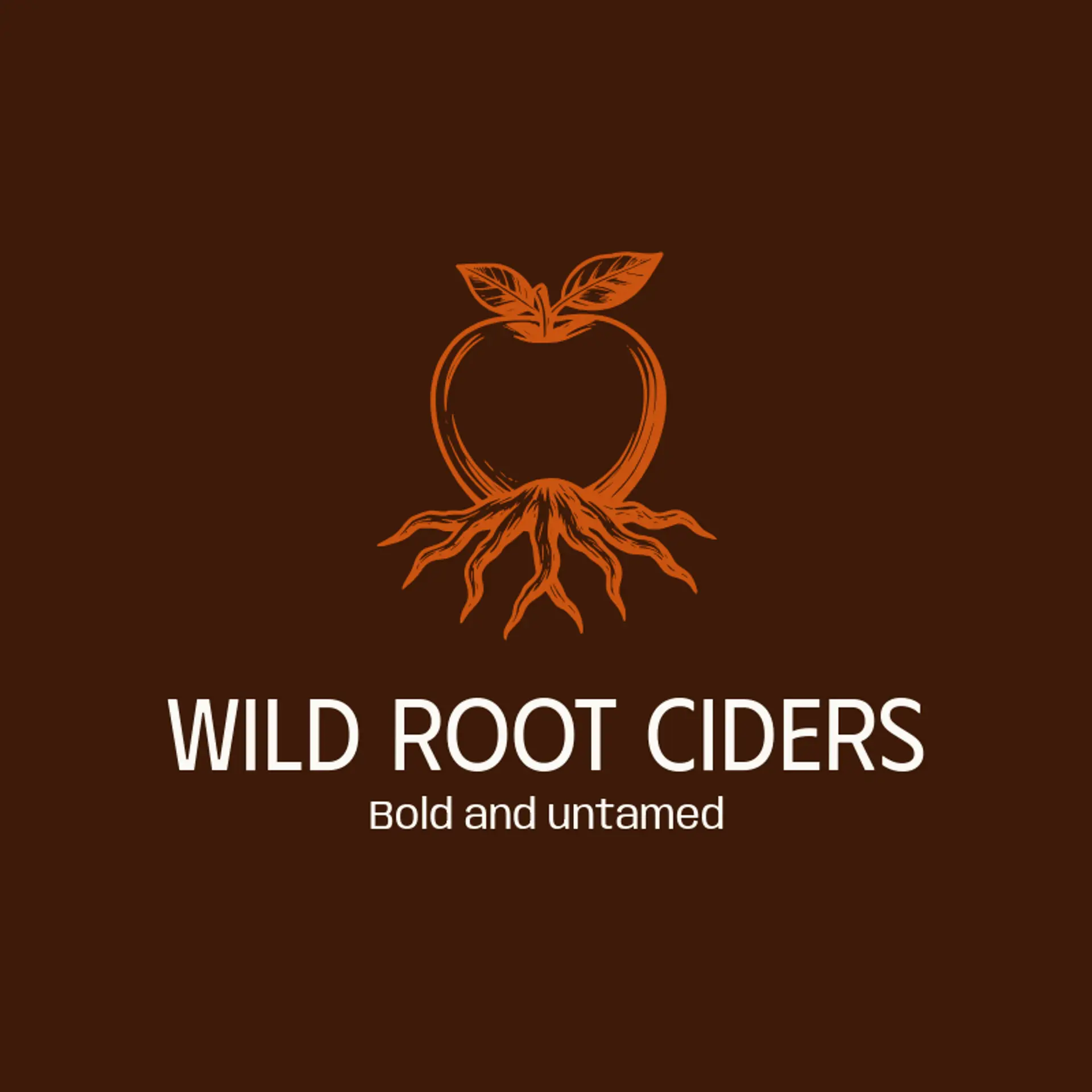 Wild Root Ciders logo for apple