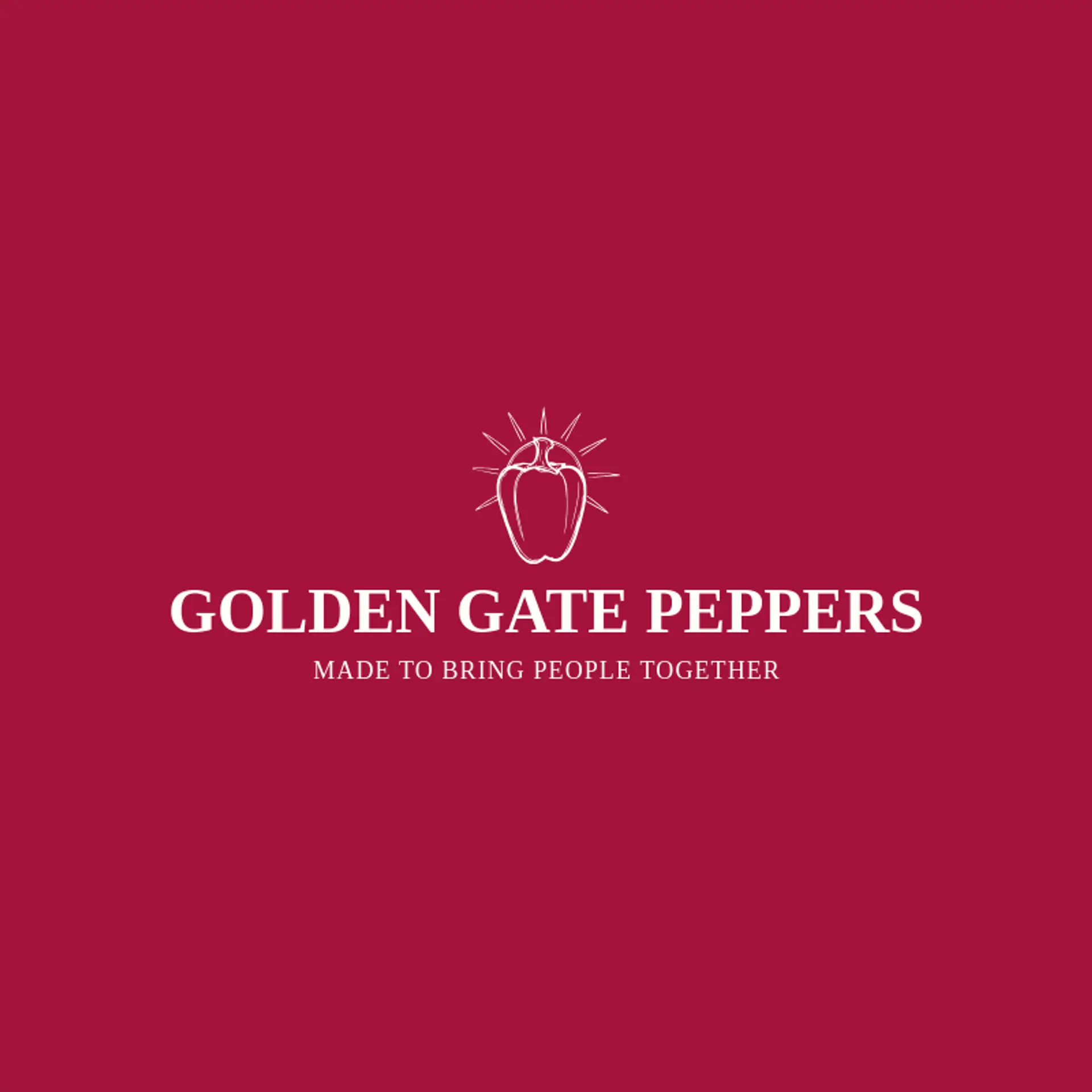 Golden Gate Peppers logo for pepper