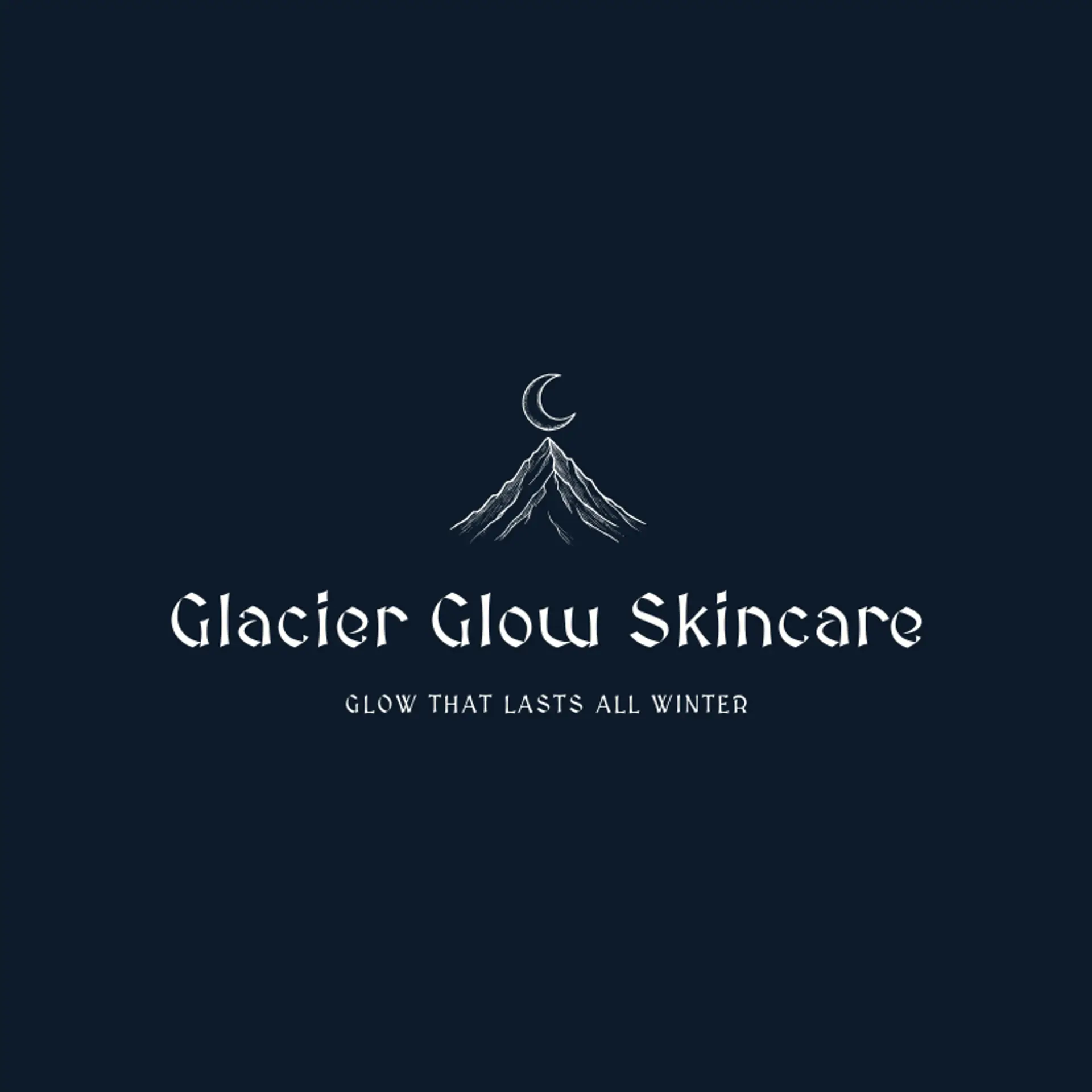 Glacier Glow Skincare logo for frost