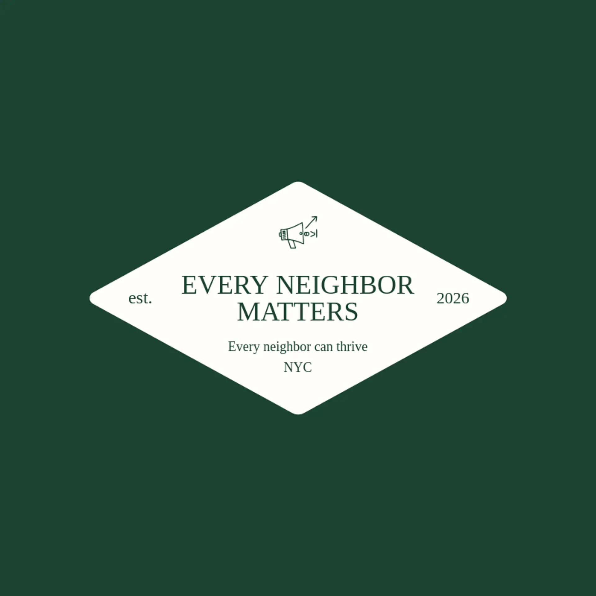 Every Neighbor Matters logo for outreach