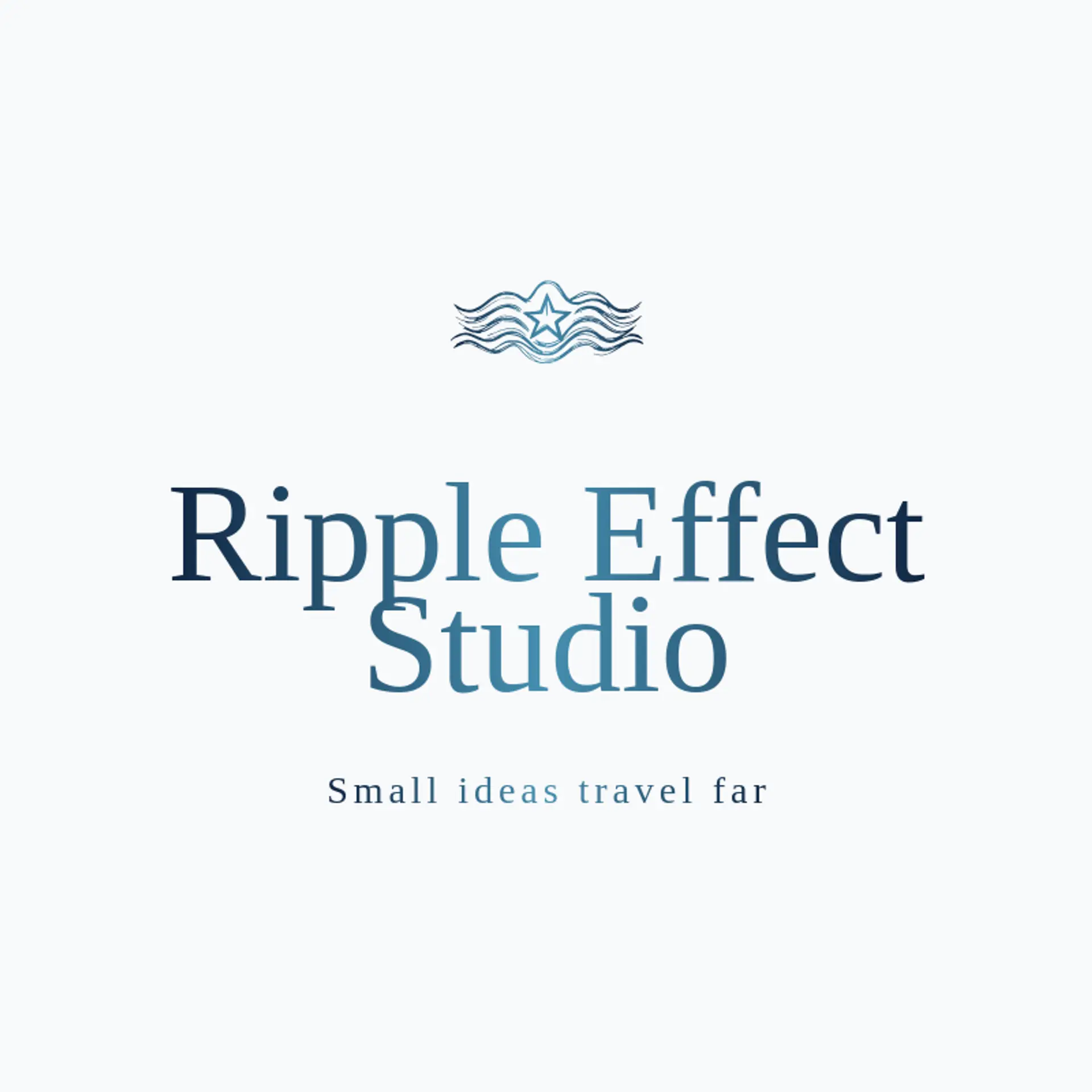 Ripple Effect Studio logo for agency