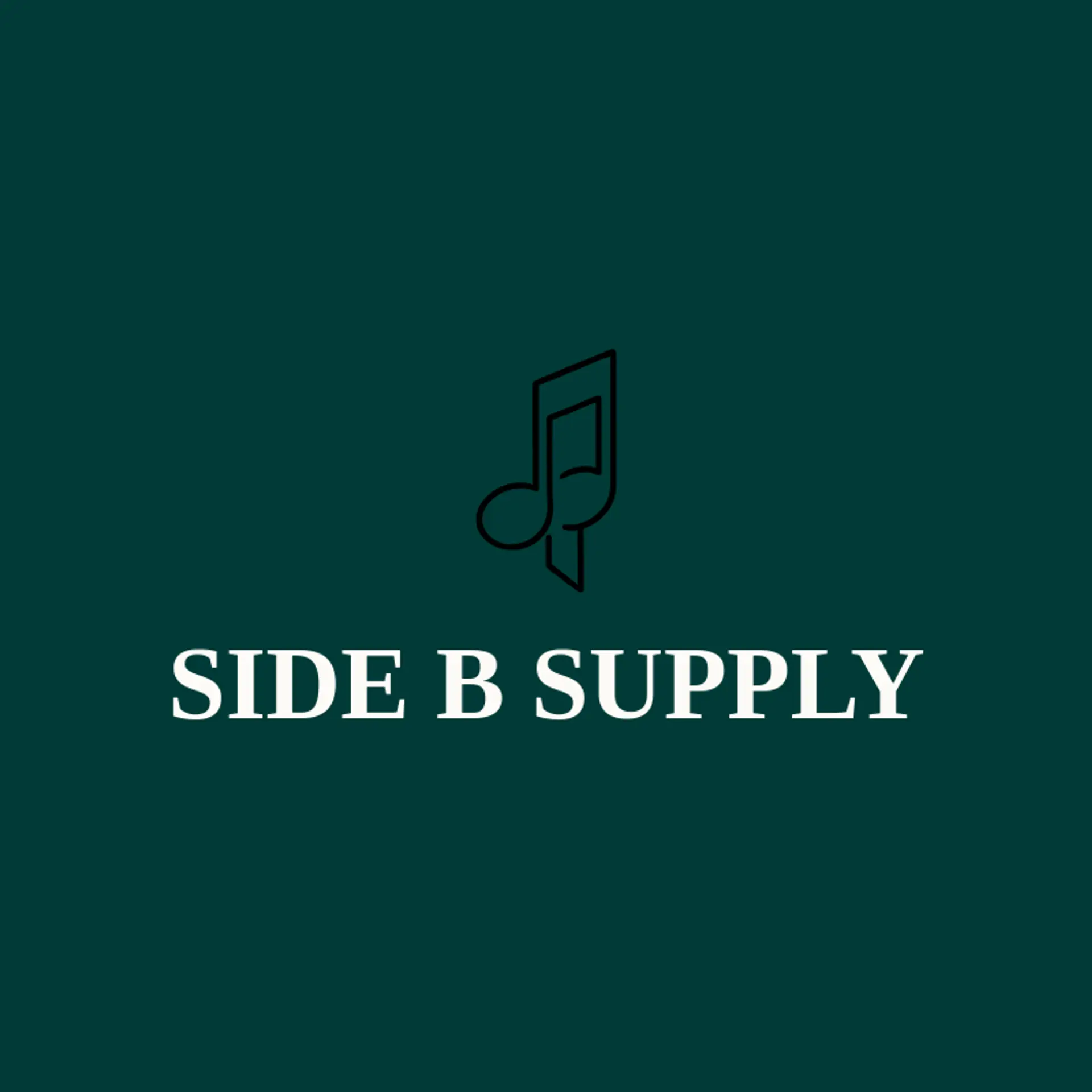 Side B Supply logo for vinyl