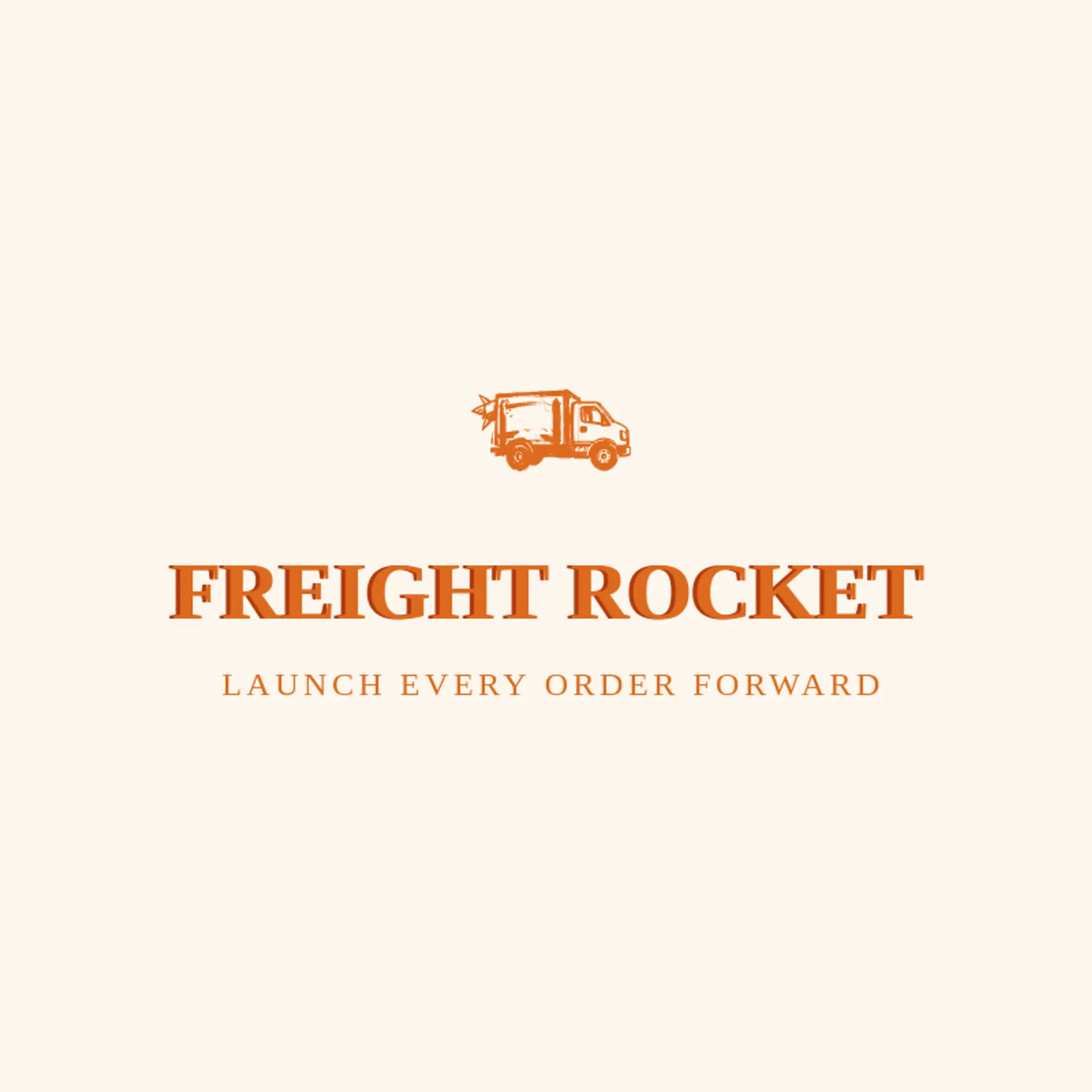 Freight Rocket logo for shipping