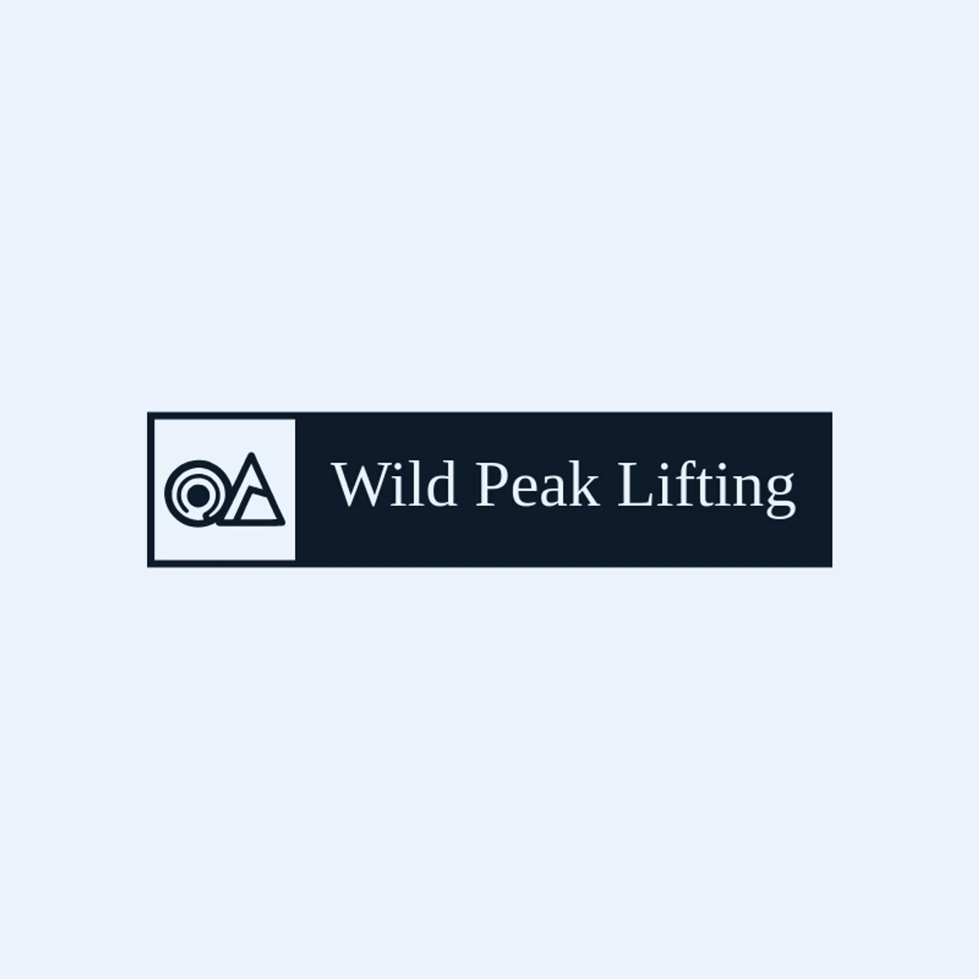 Wild Peak Lifting logo for weightlifting