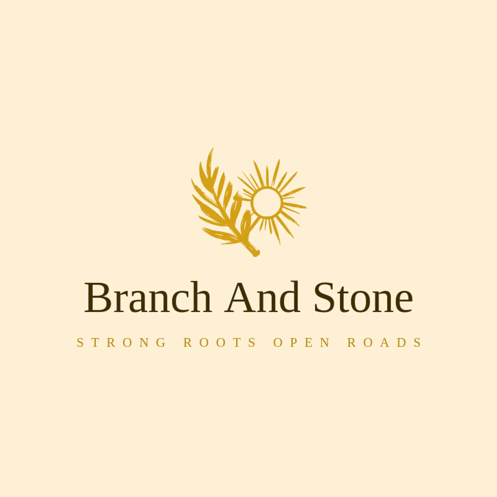 Branch and Stone logo for native american