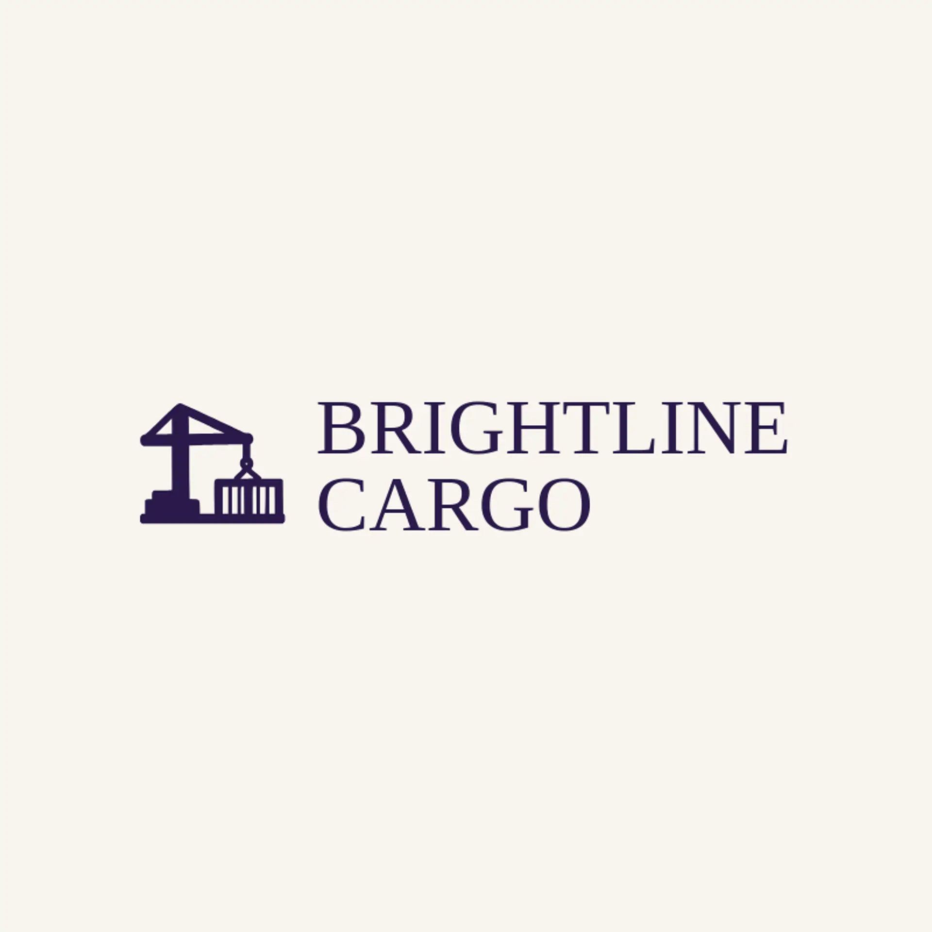 Brightline Cargo logo for supply chain