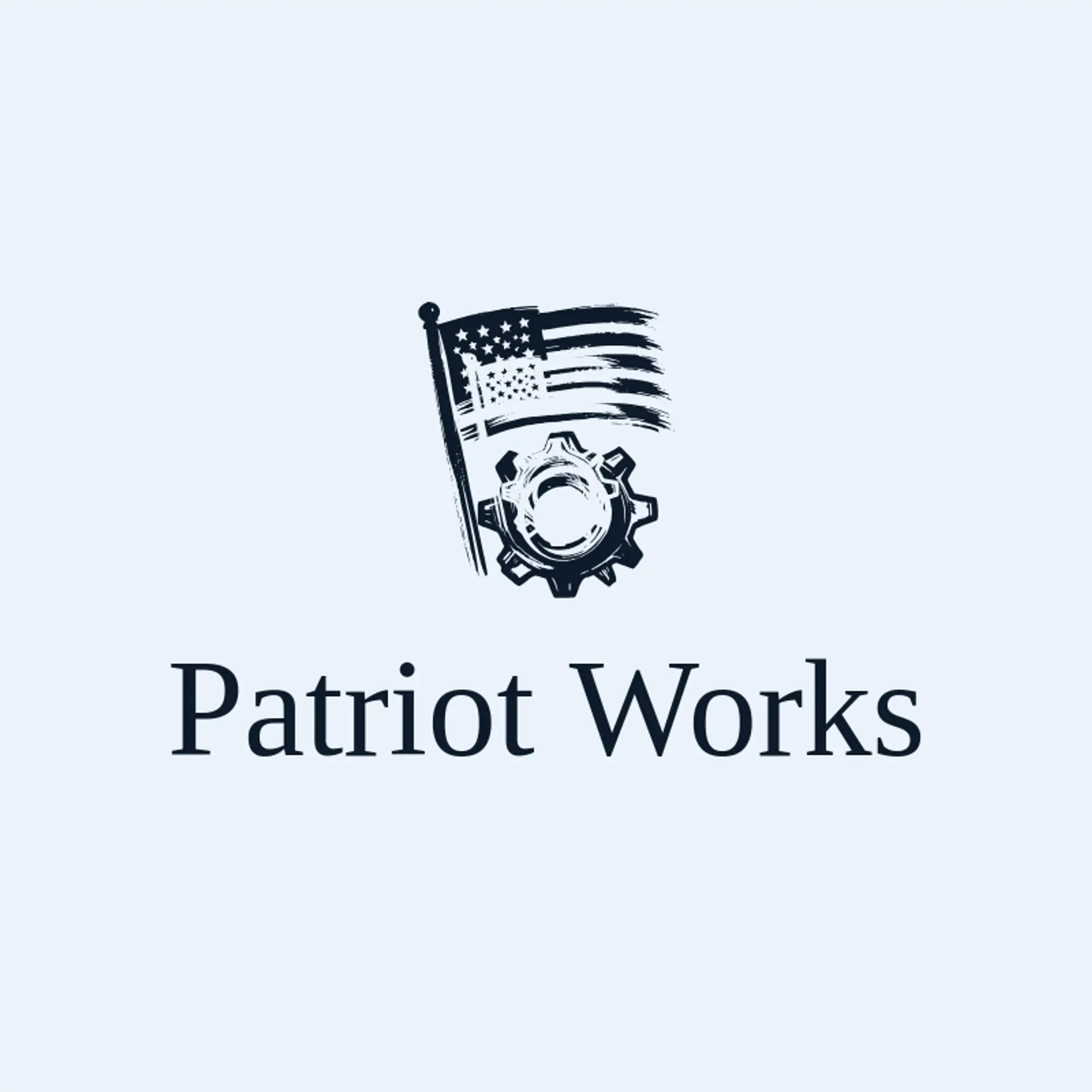 Patriot Works logo for usa flag