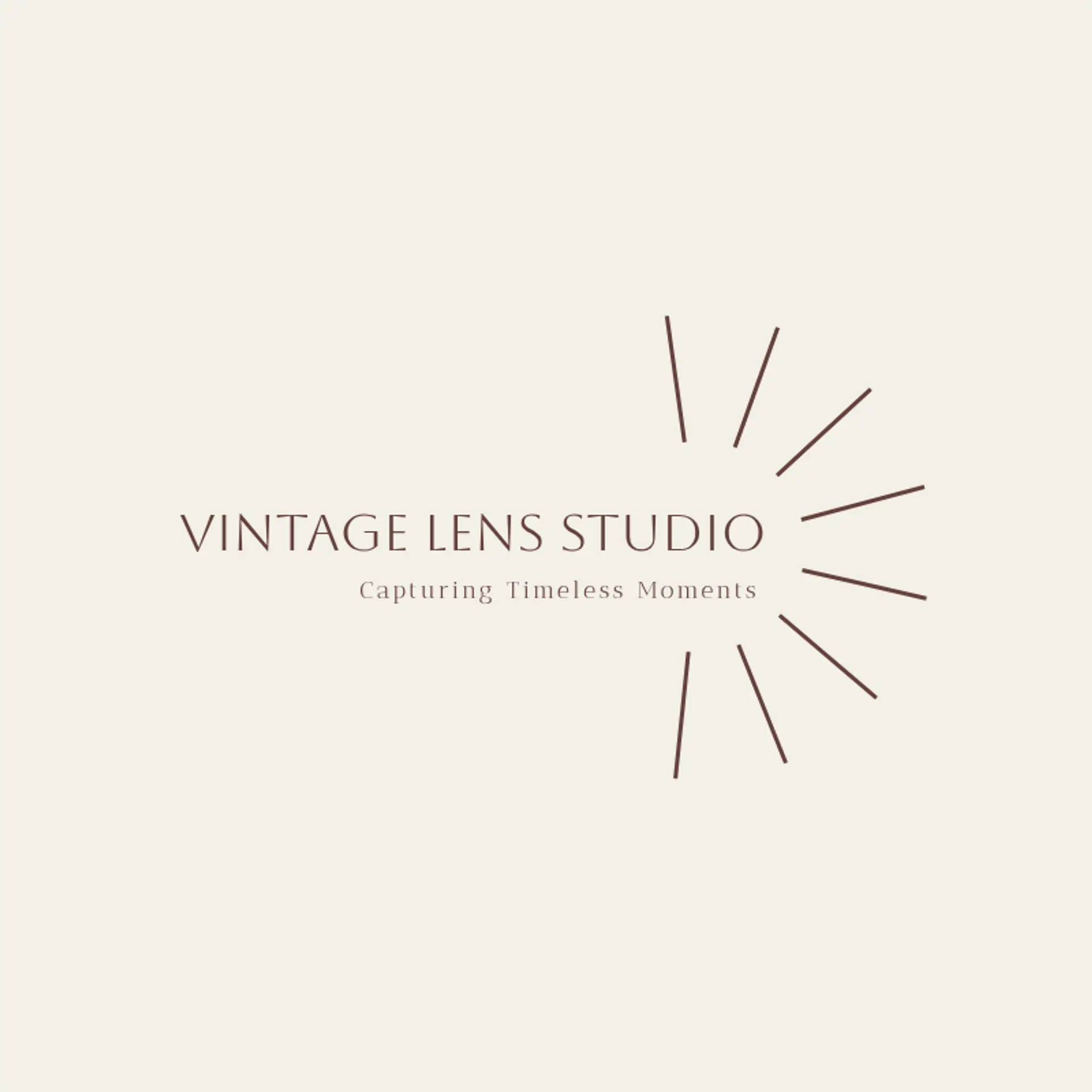 Vintage Lens Studio logo for vintage photography