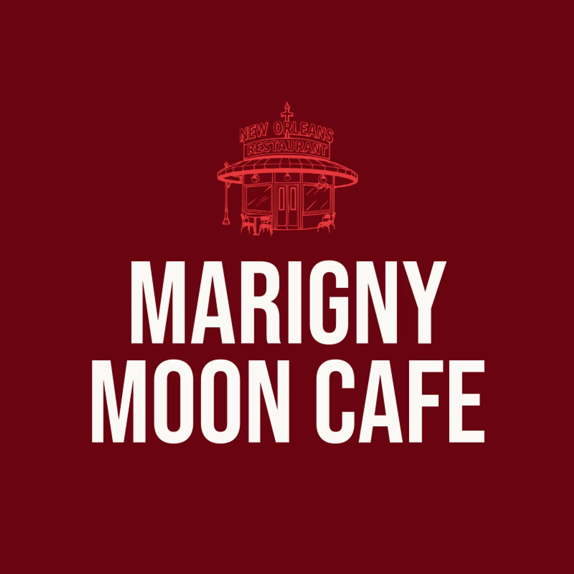 Marigny Moon Cafe logo for new orleans