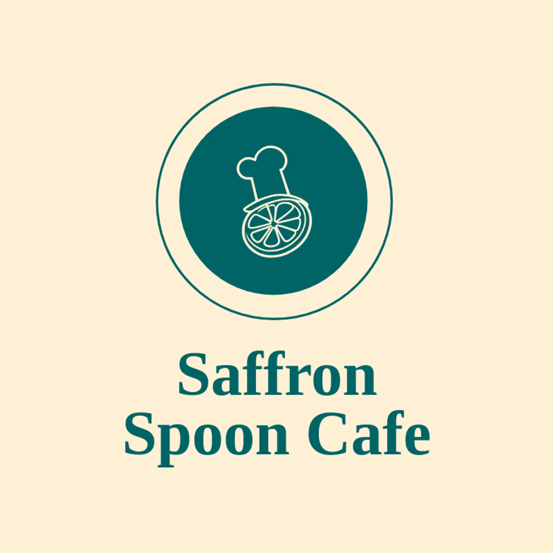 Saffron Spoon Cafe logo for chef hat