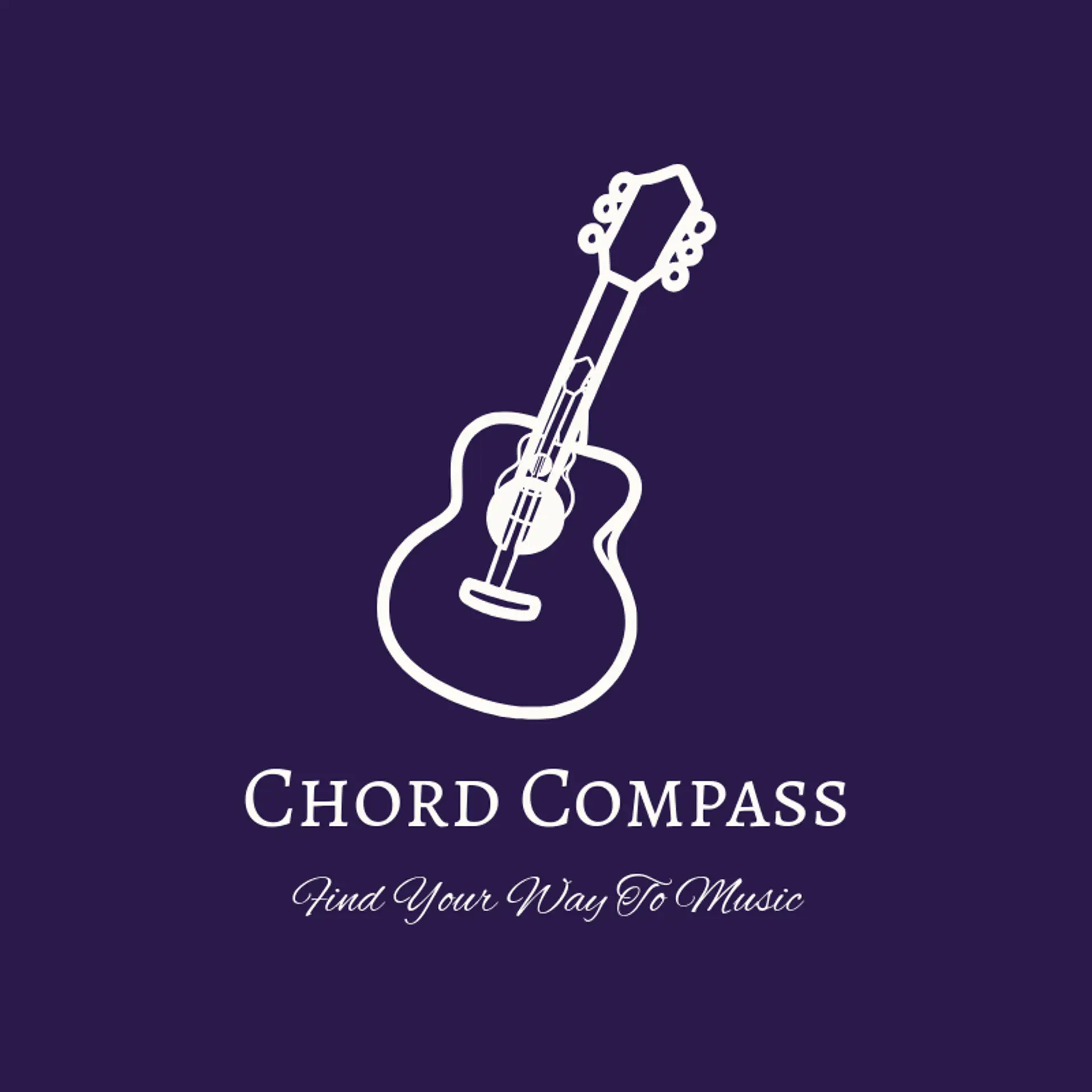 Chord Compass logo for guitar