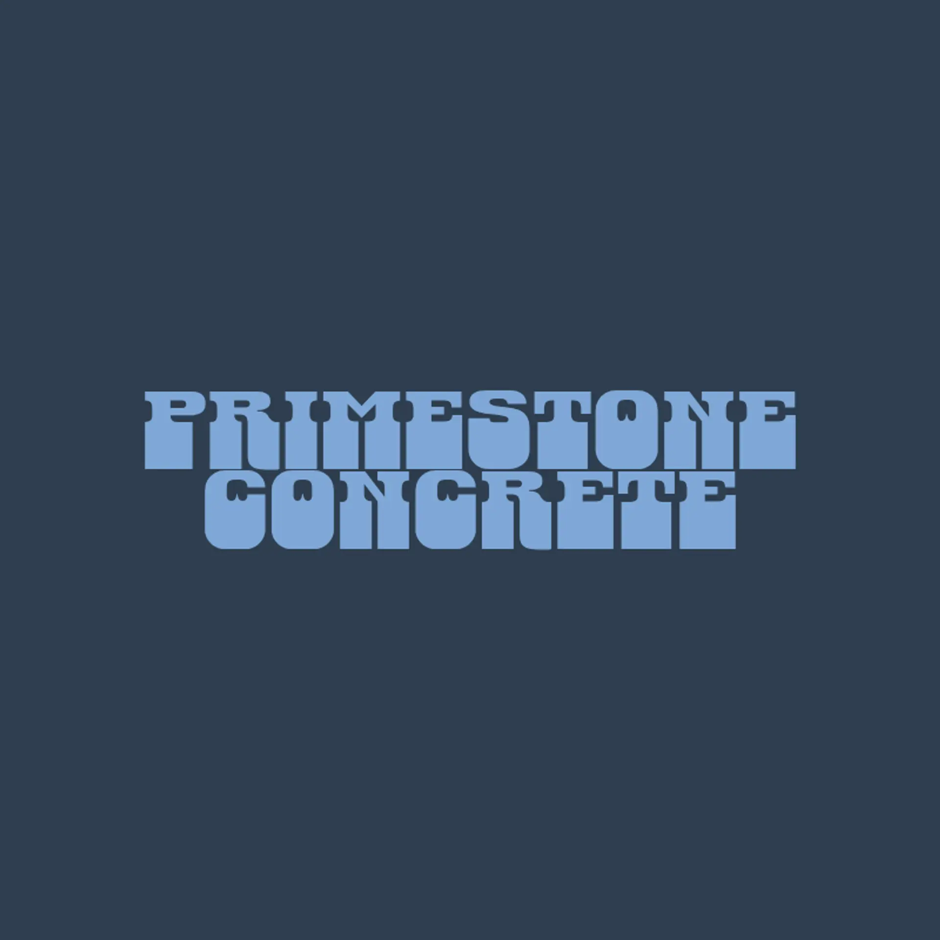 PrimeStone Concrete logo for concrete construction