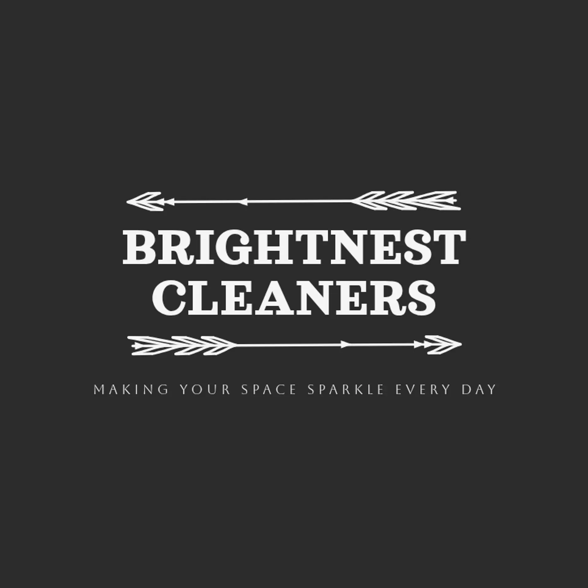 BrightNest Cleaners logo for blg cleaning service