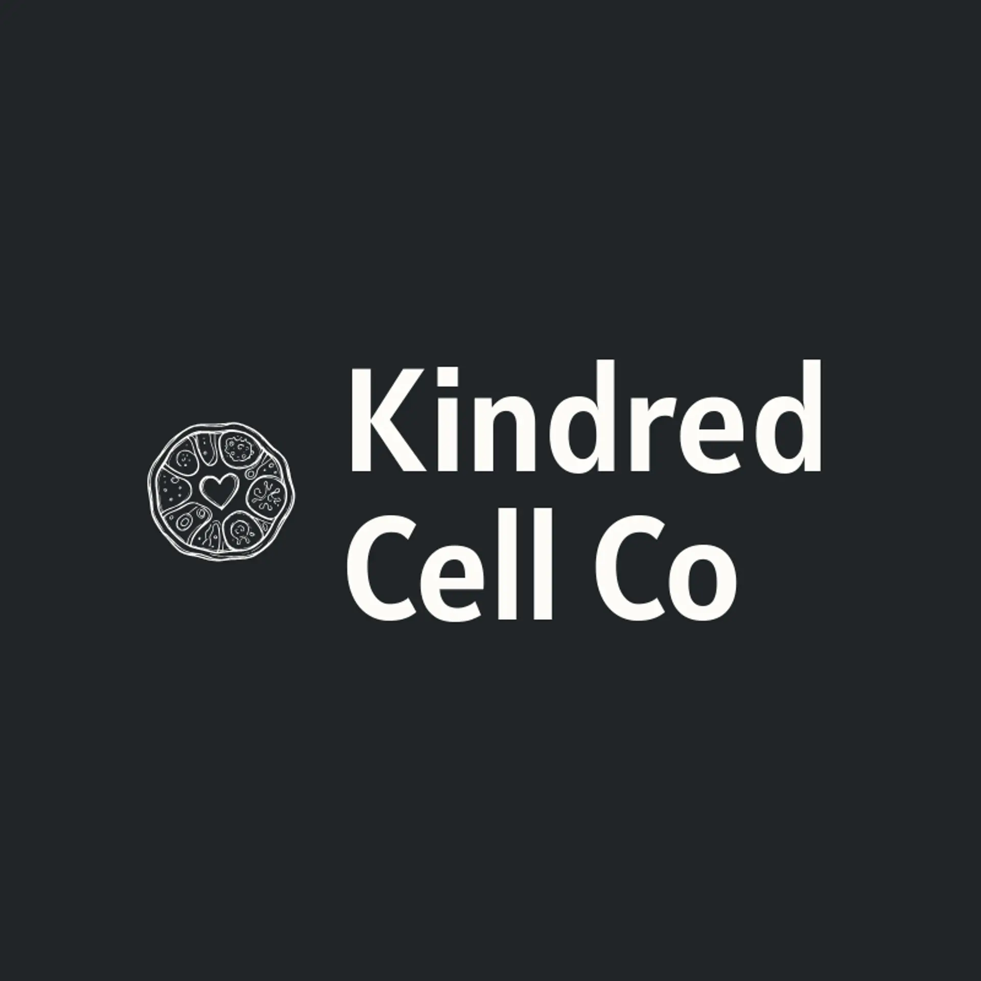 Kindred Cell Co logo for biology