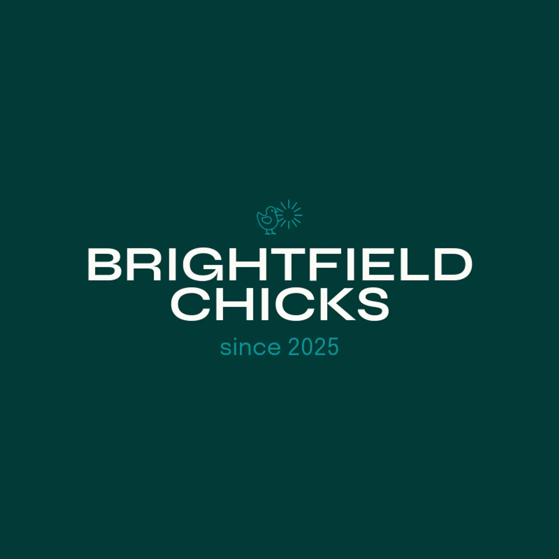 Brightfield Chicks logo for poultry farm