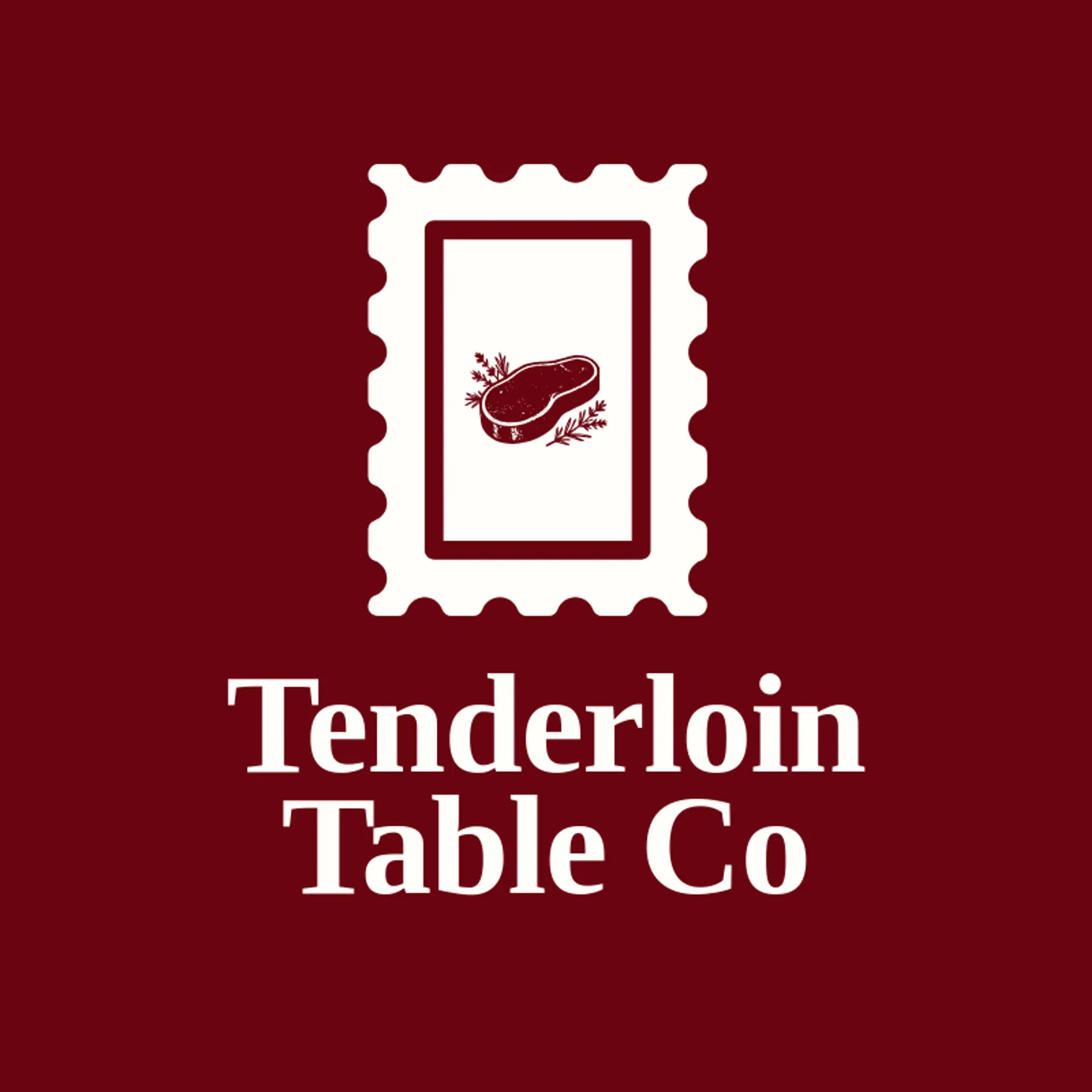 Tenderloin Table Co logo for beef