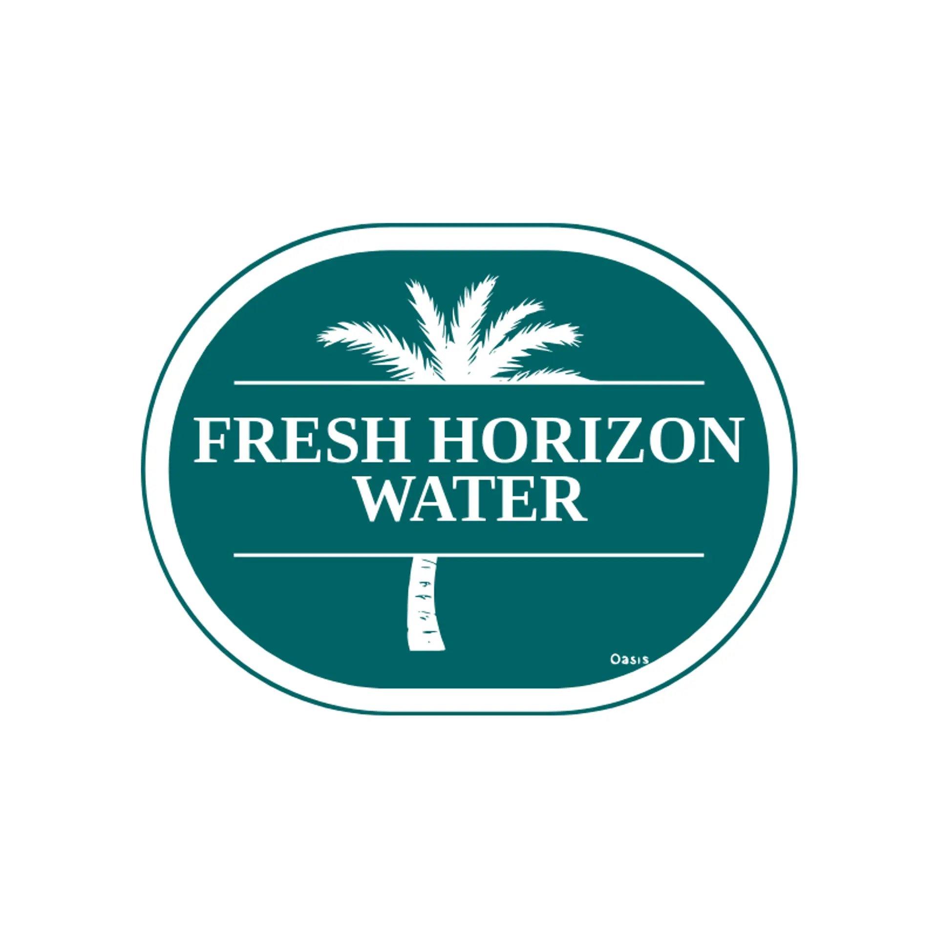 Fresh Horizon Water logo for oasis