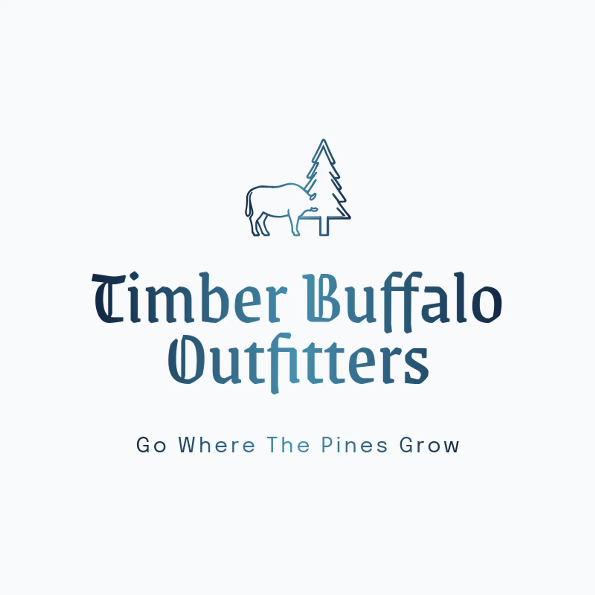Timber Buffalo Outfitters logo for buffalo