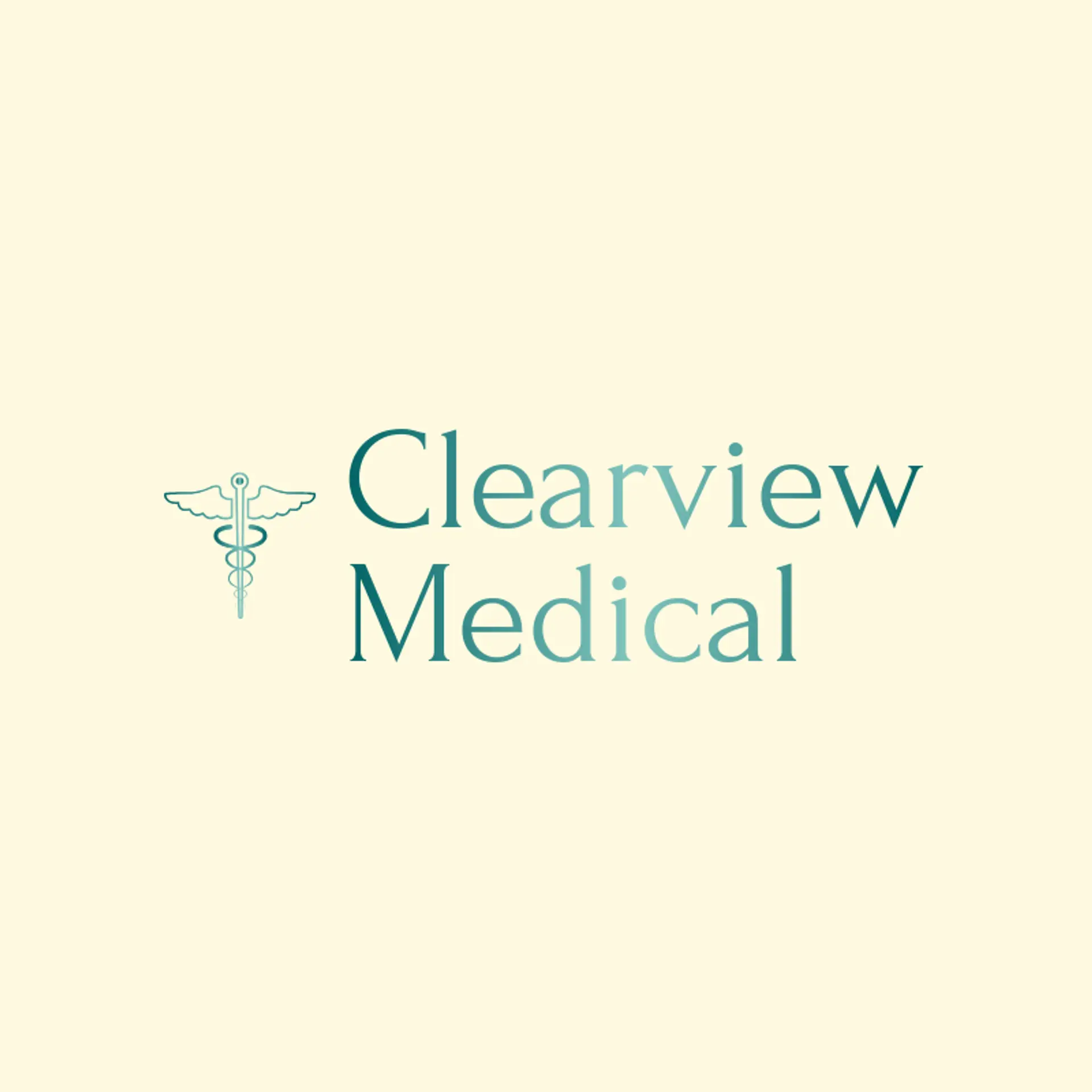 Clearview Medical logo for Caduceus