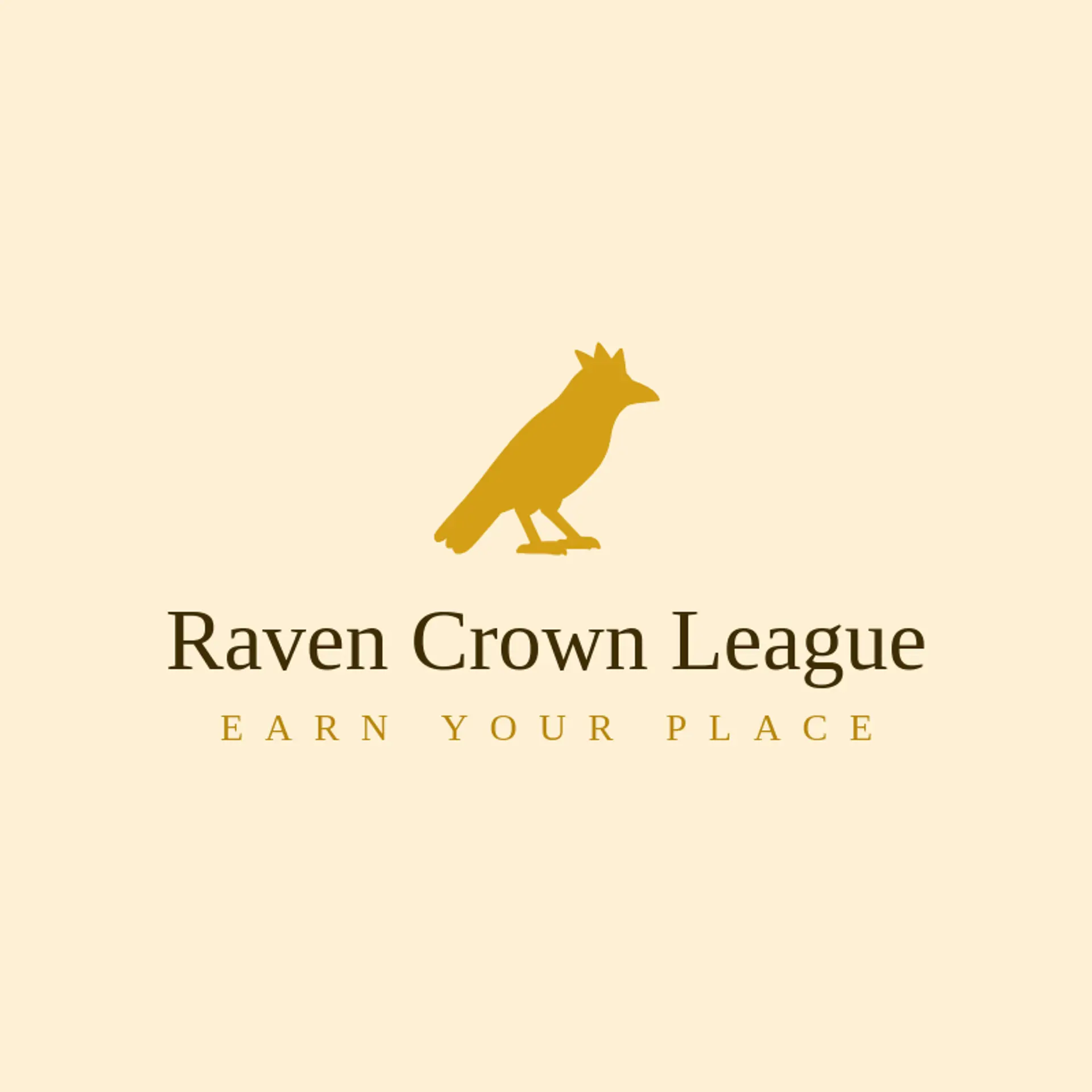 Raven Crown League logo for raven