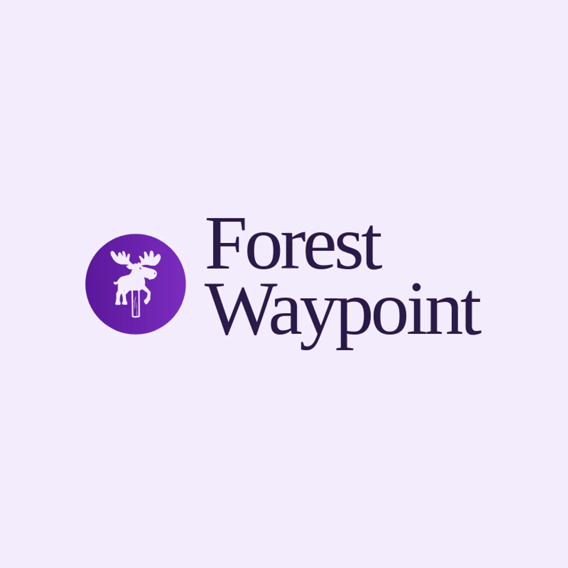 Forest Waypoint logo for moose