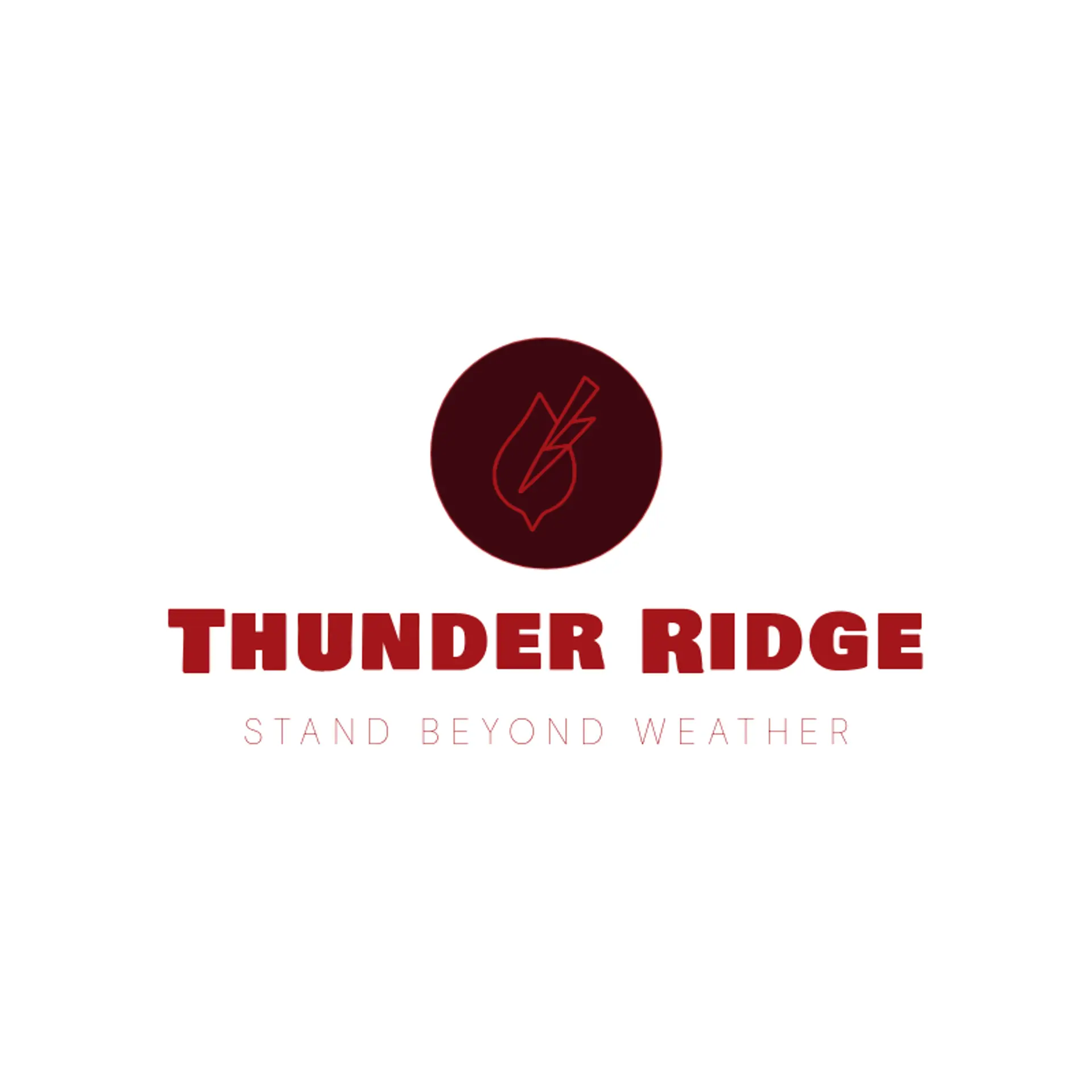 Thunder Ridge logo for storm