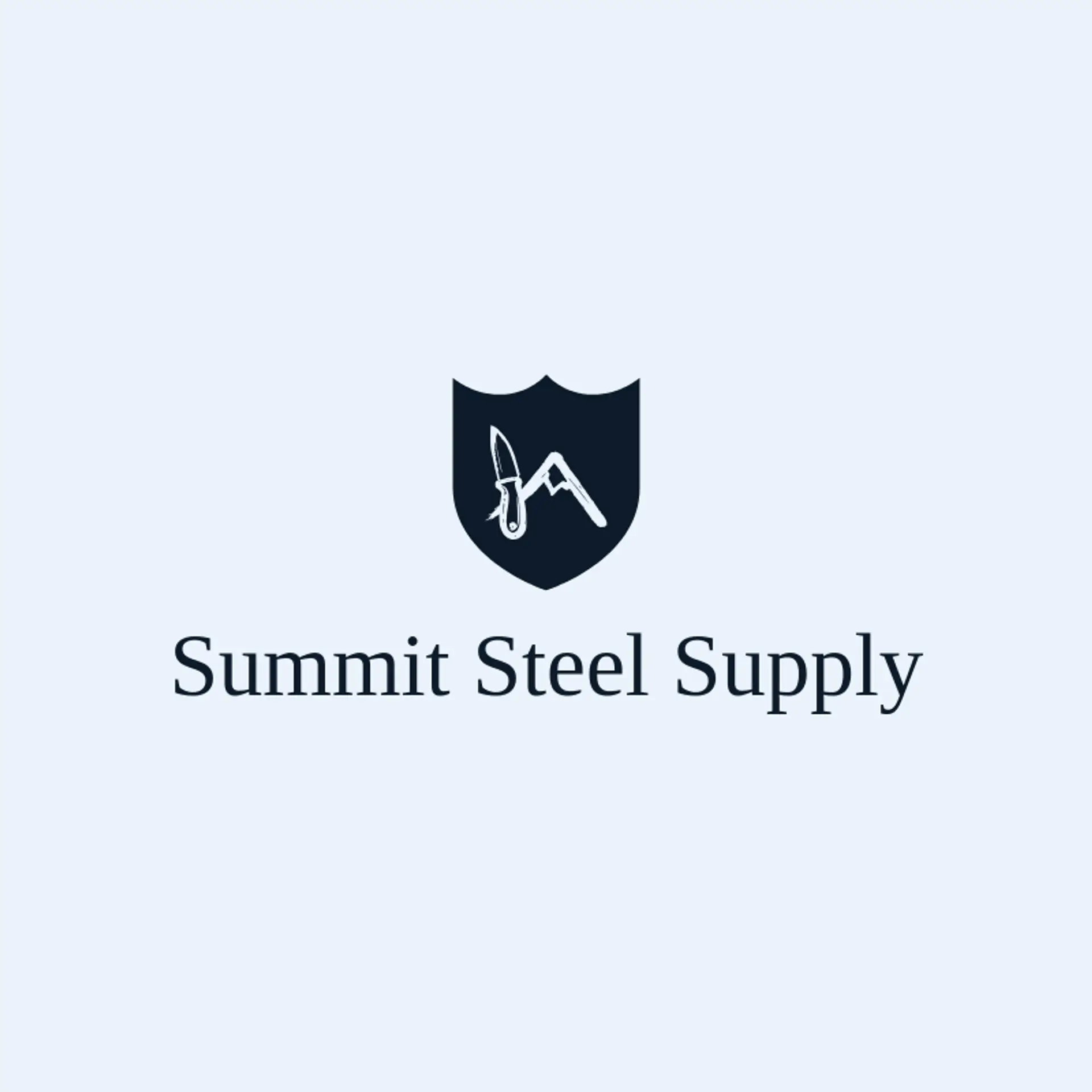 Summit Steel Supply logo for knife