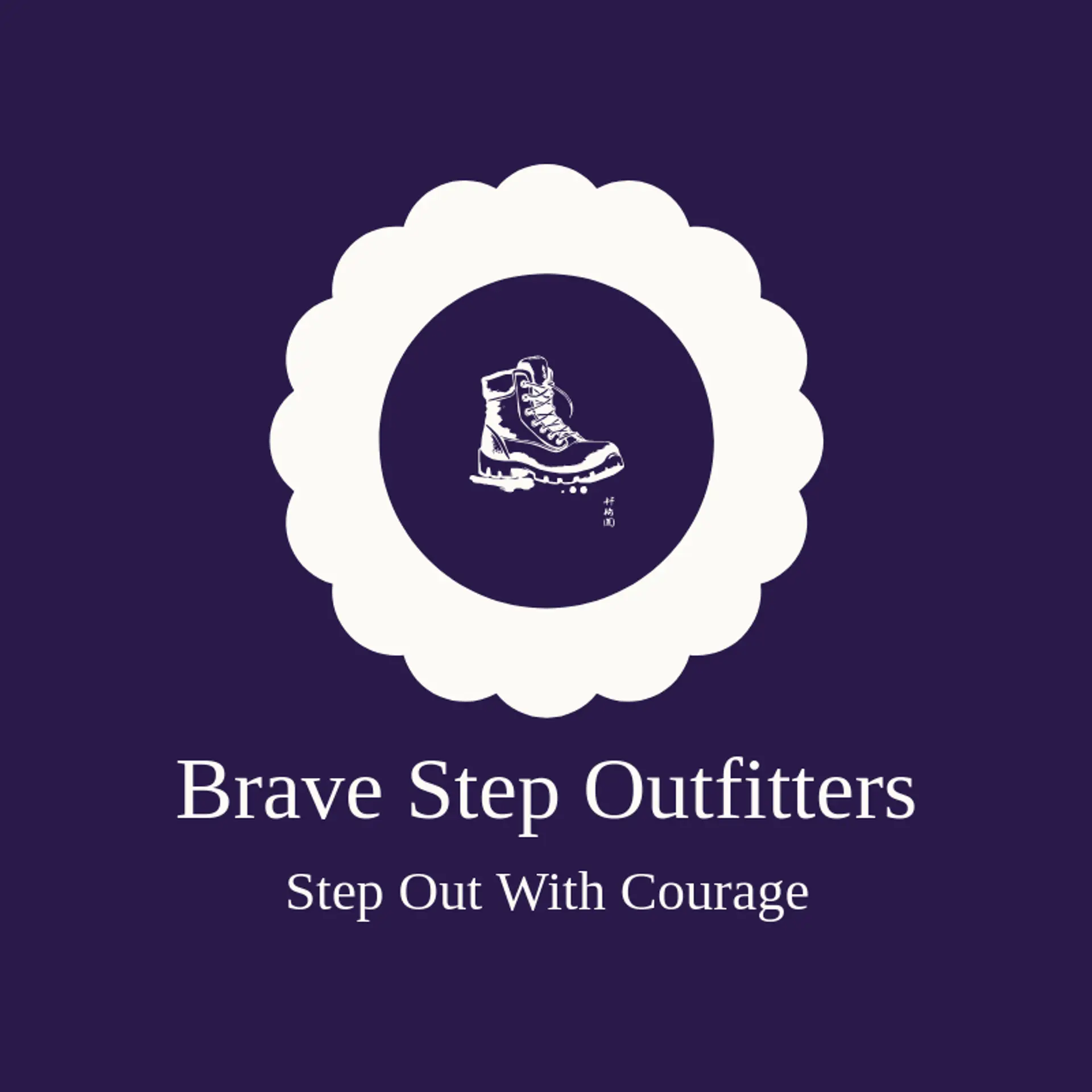 Brave Step Outfitters logo for boot