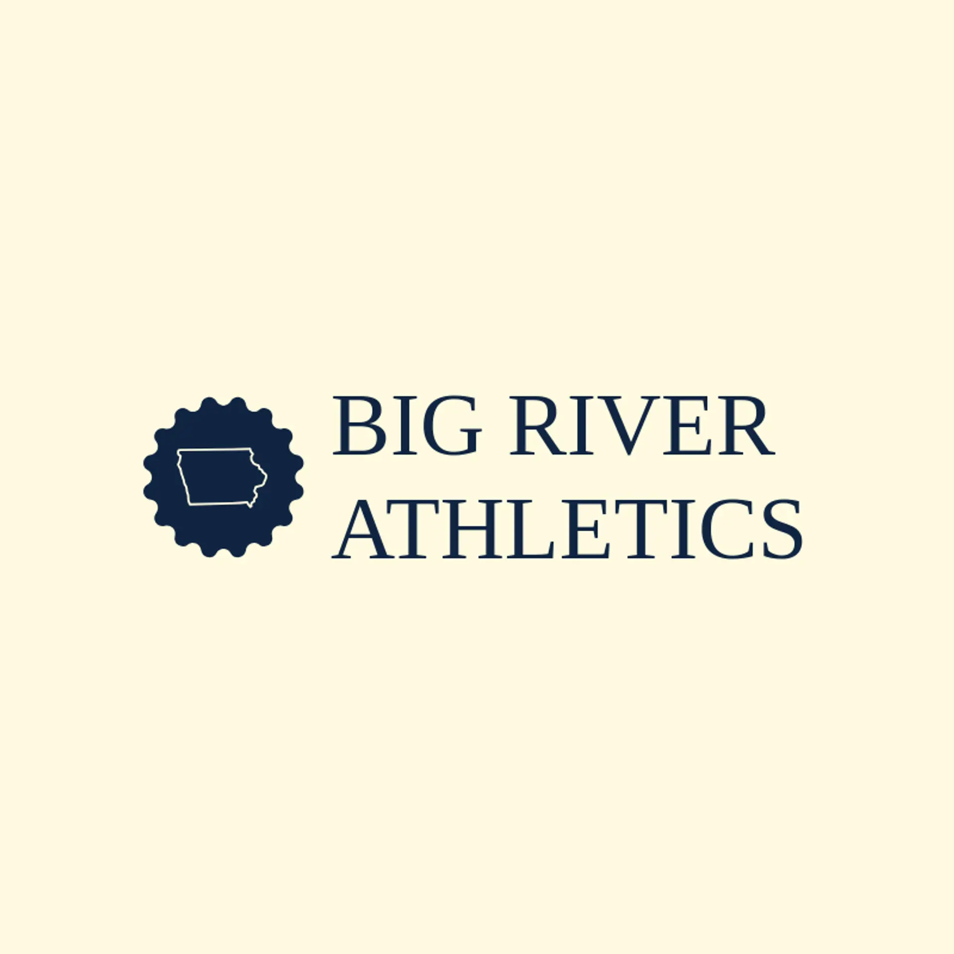 Big River Athletics logo for iowa