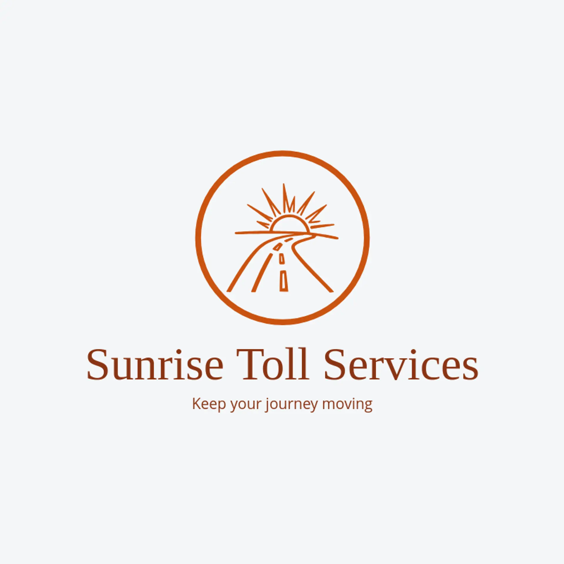 Sunrise Toll Services logo for highway