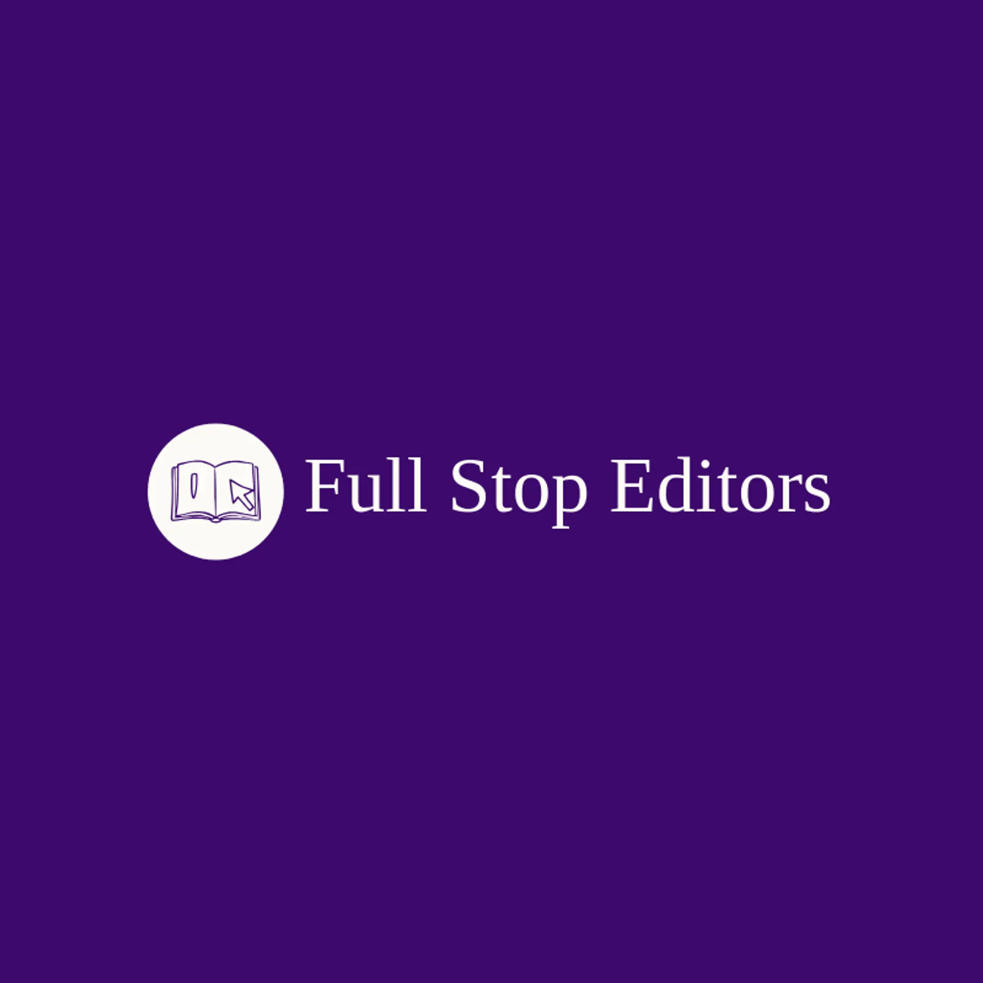 Full Stop Editors logo for editor