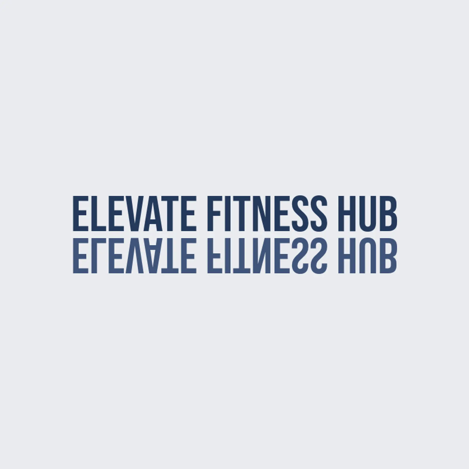Elevate Fitness Hub logo for fitness club