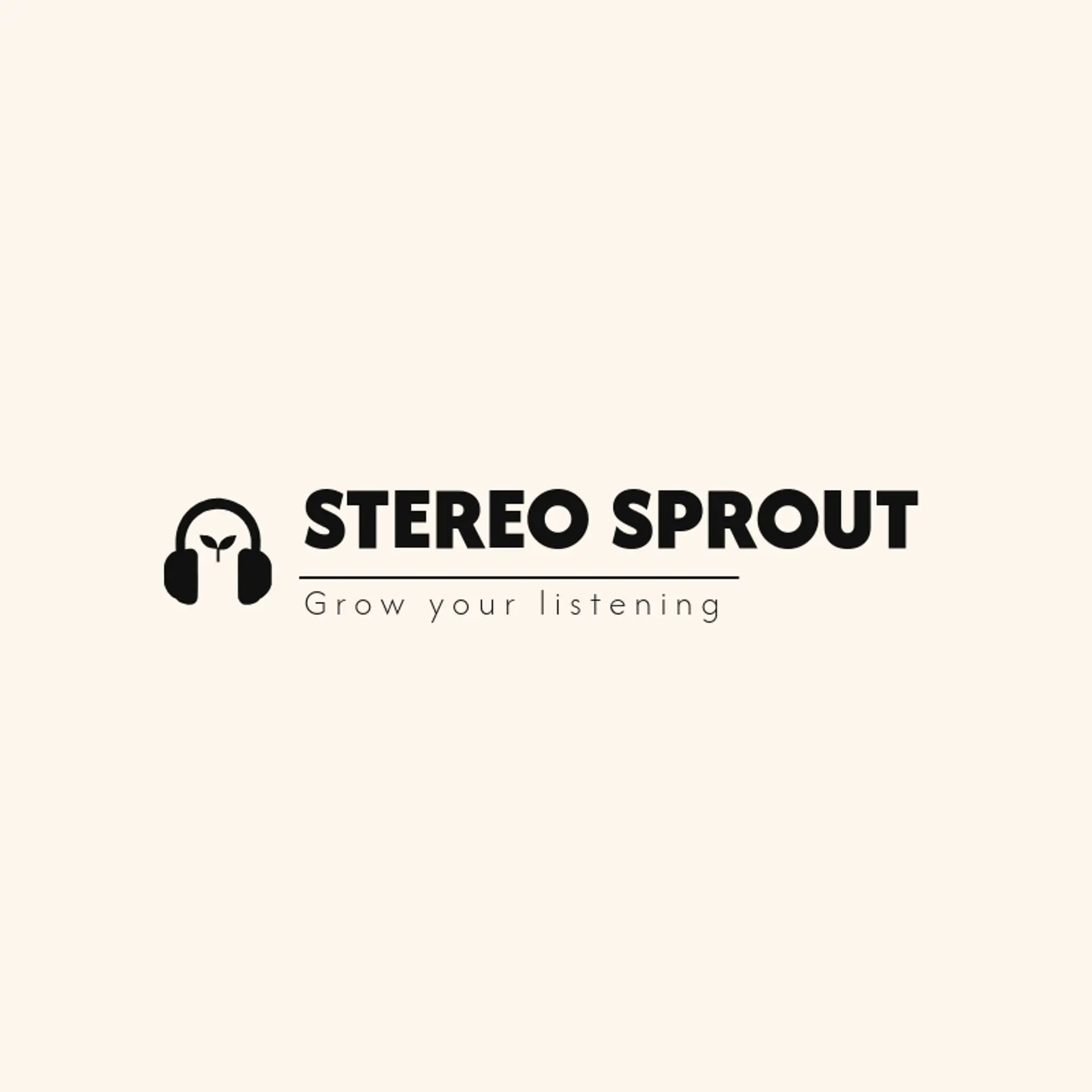 Stereo Sprout logo for headphones