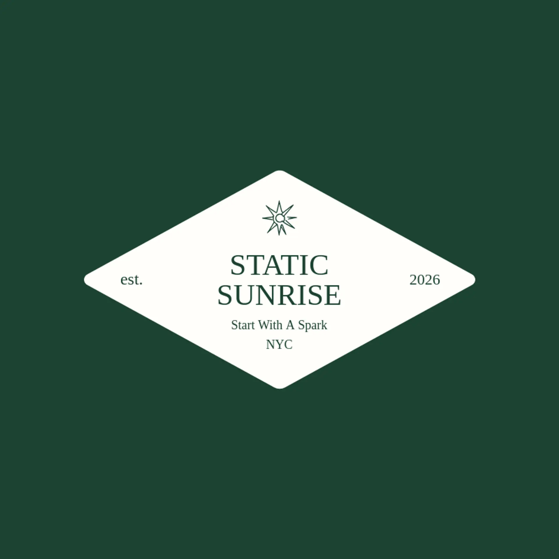 Static Sunrise logo for static