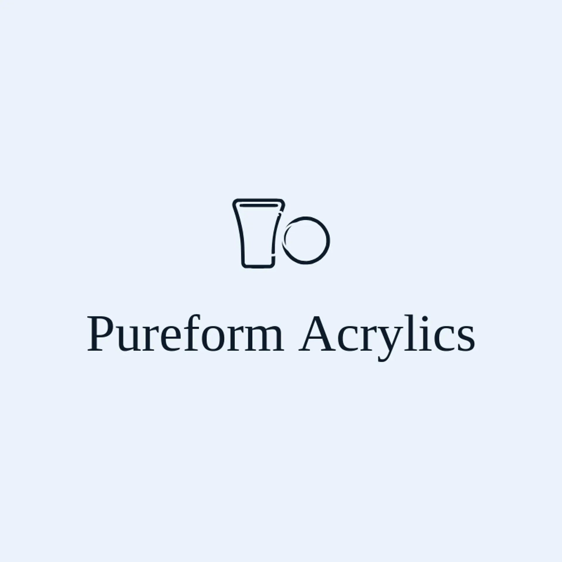 Pureform Acrylics logo for acrylic