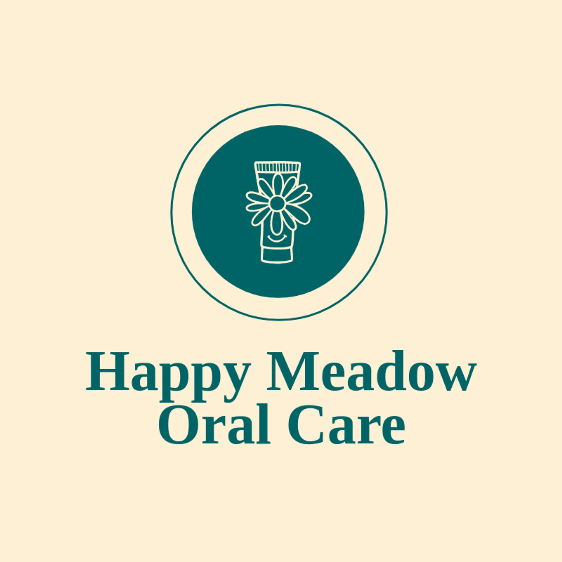 Happy Meadow Oral Care logo for toothpaste