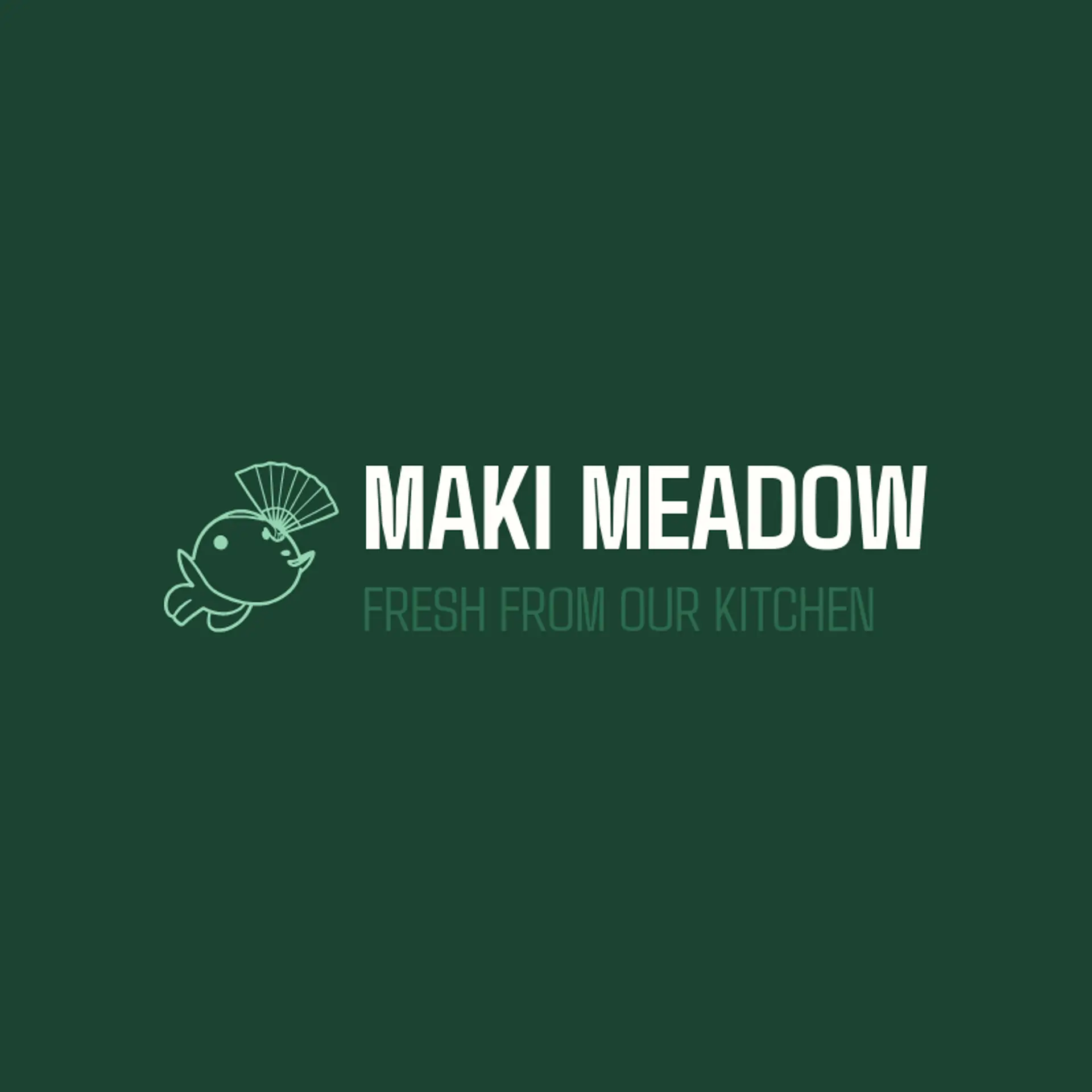 Maki Meadow logo for sushi