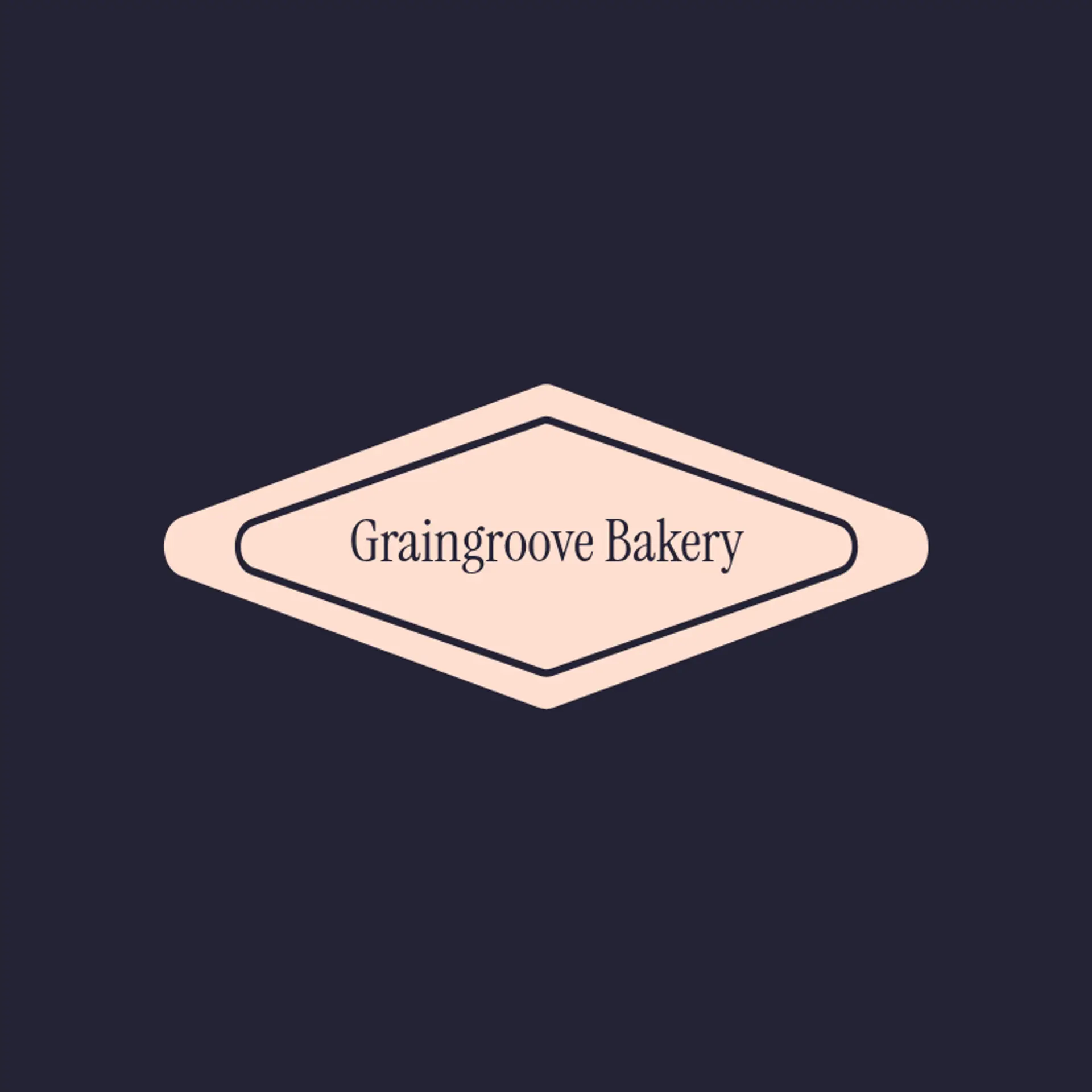 GrainGroove Bakery logo for modern bakery