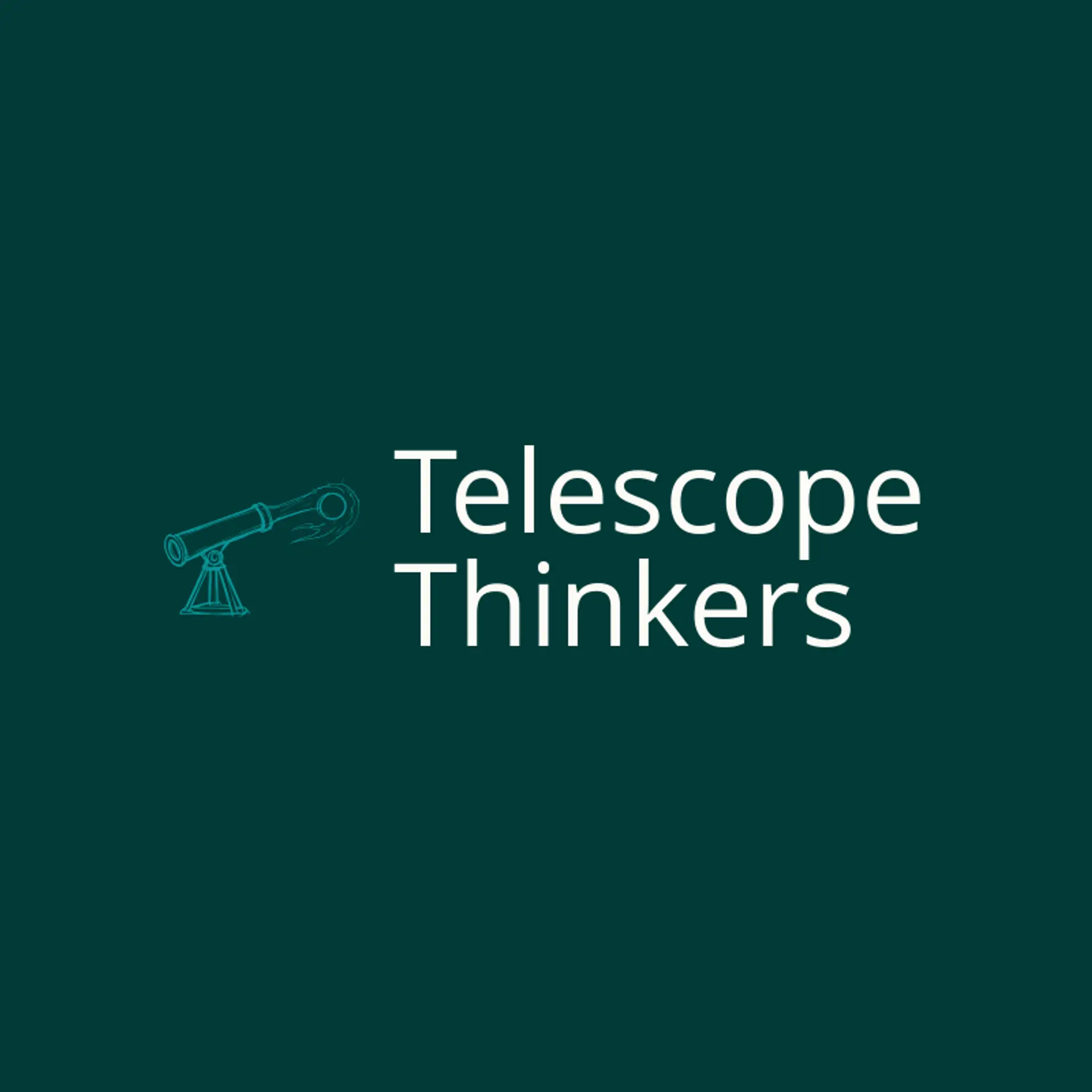 Telescope Thinkers logo for nerd