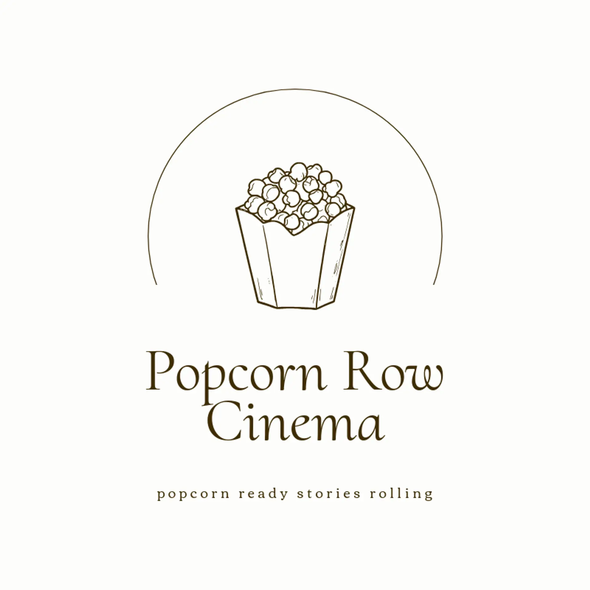 Popcorn Row Cinema logo for movie