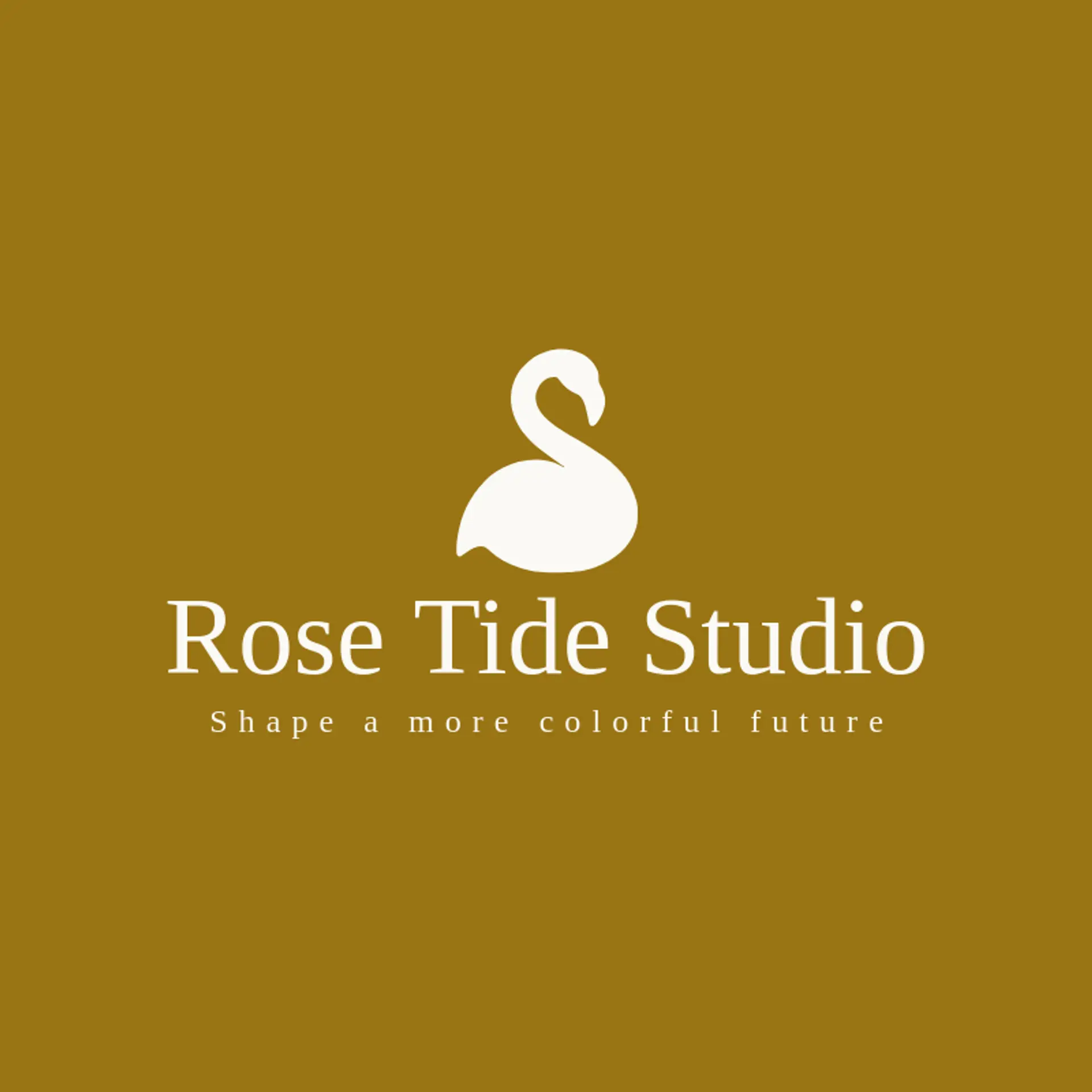 Rose Tide Studio logo for flamingo